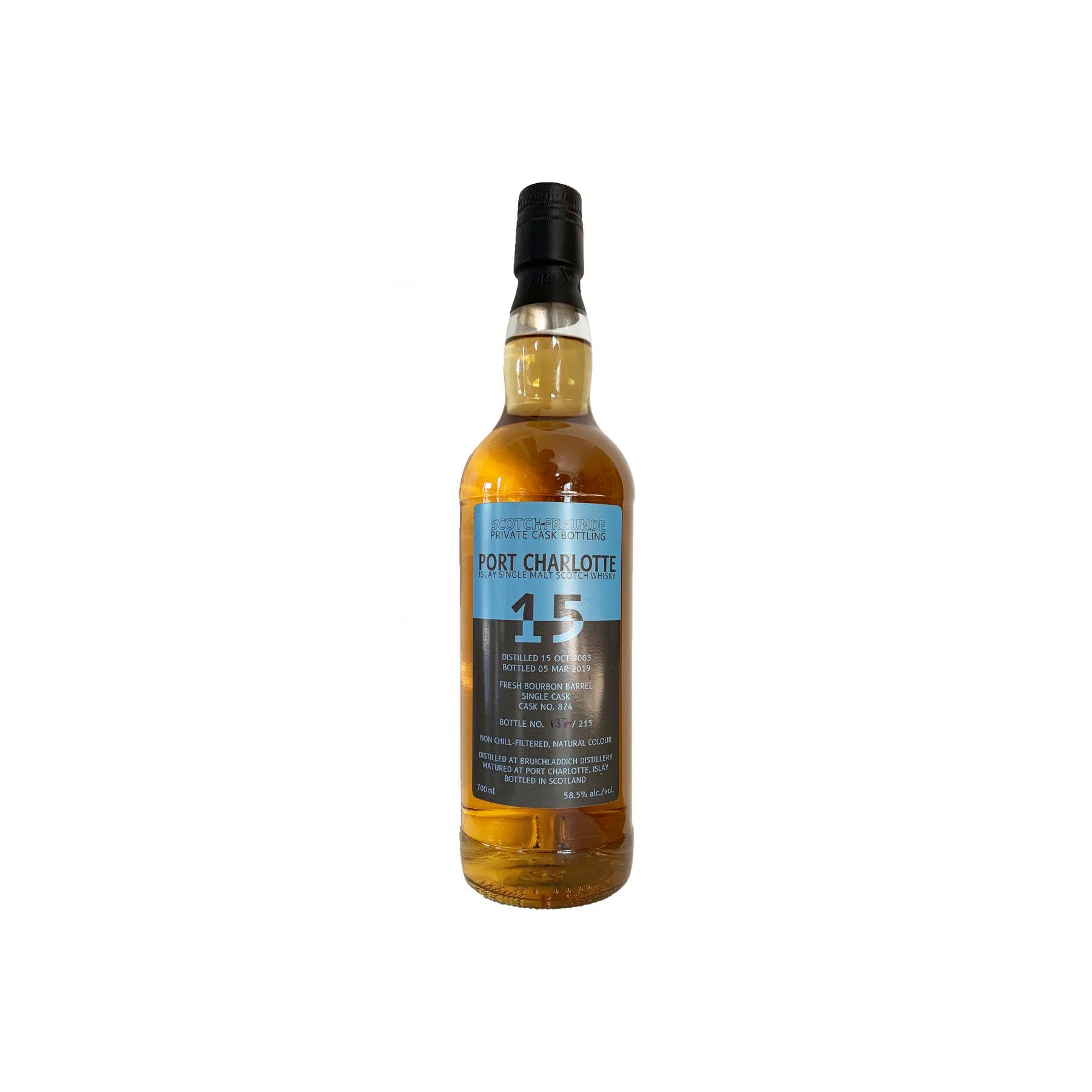 Port Charlotte 2003 15 Years Single Malt Whisky