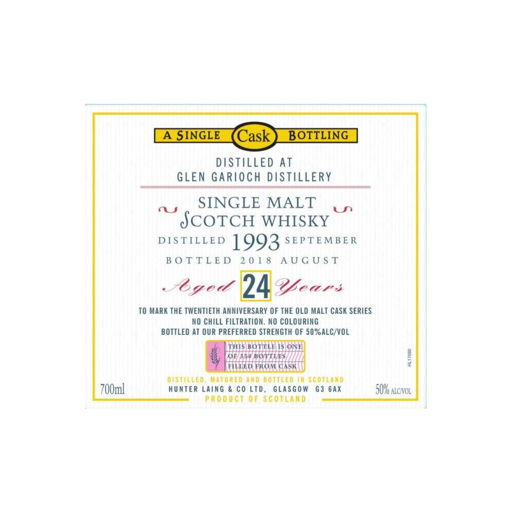 Glen Garioch 1993 24 Years Single Malt Whisky 2