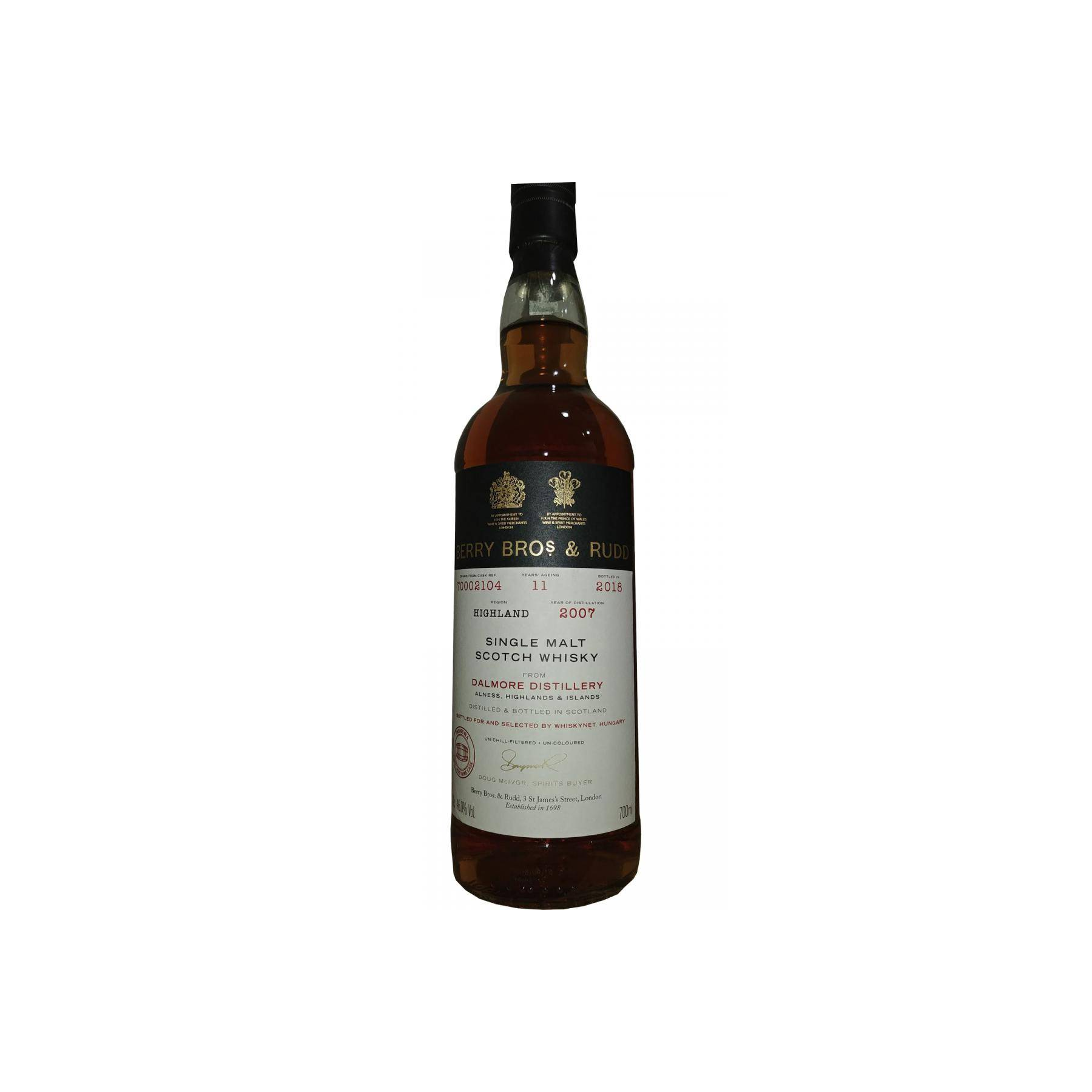 The Dalmore 2007 11 Years Single Malt Whisky