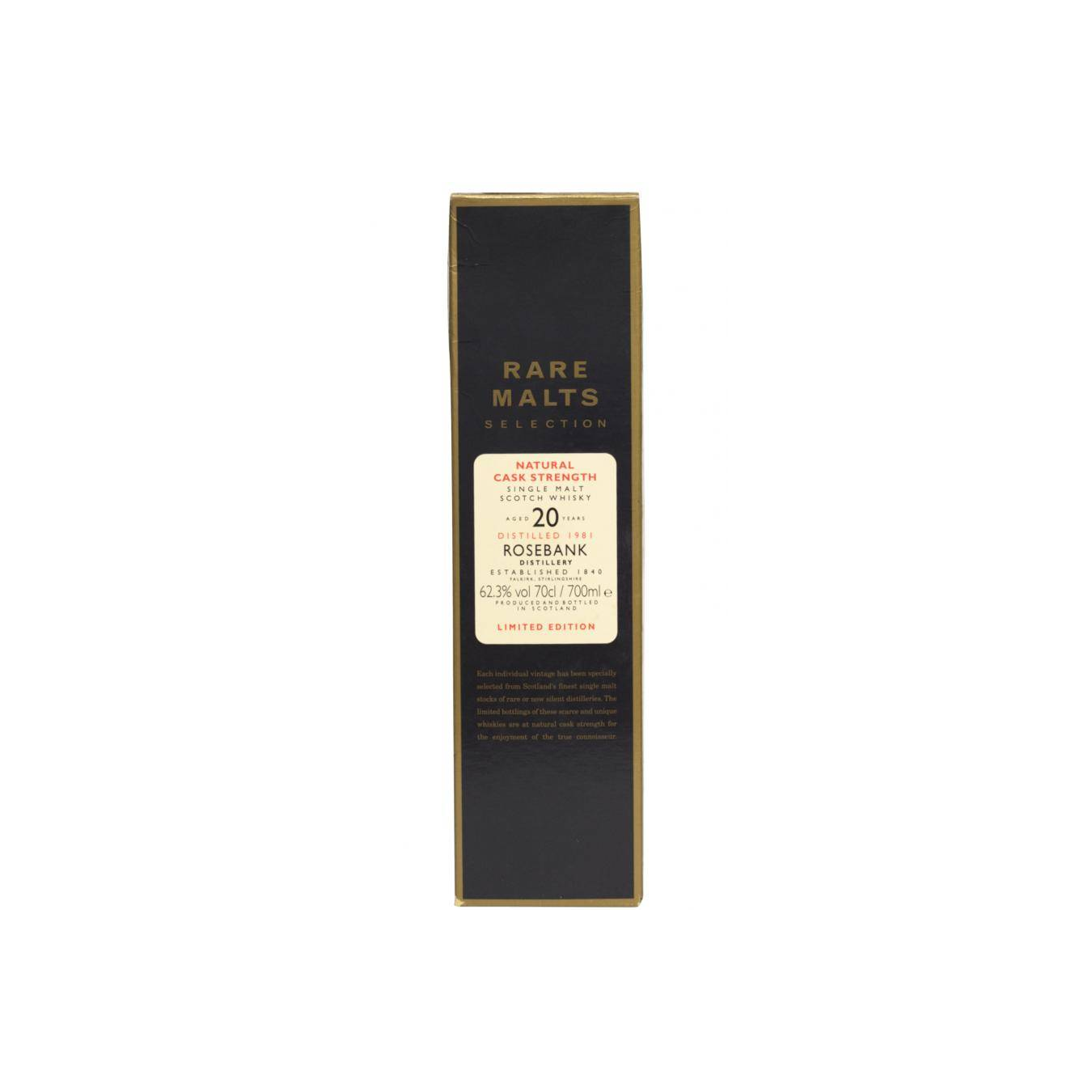 Rosebank 1981 20 Years Single Malt Whisky 3