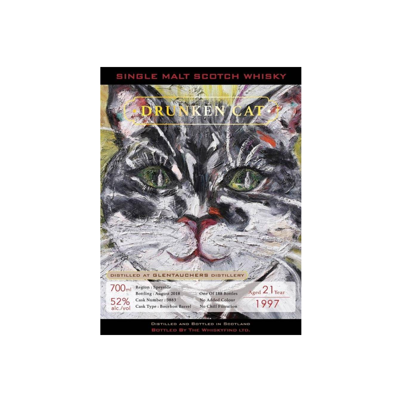 Glentauchers 1997 21 Years Single Malt Whisky
