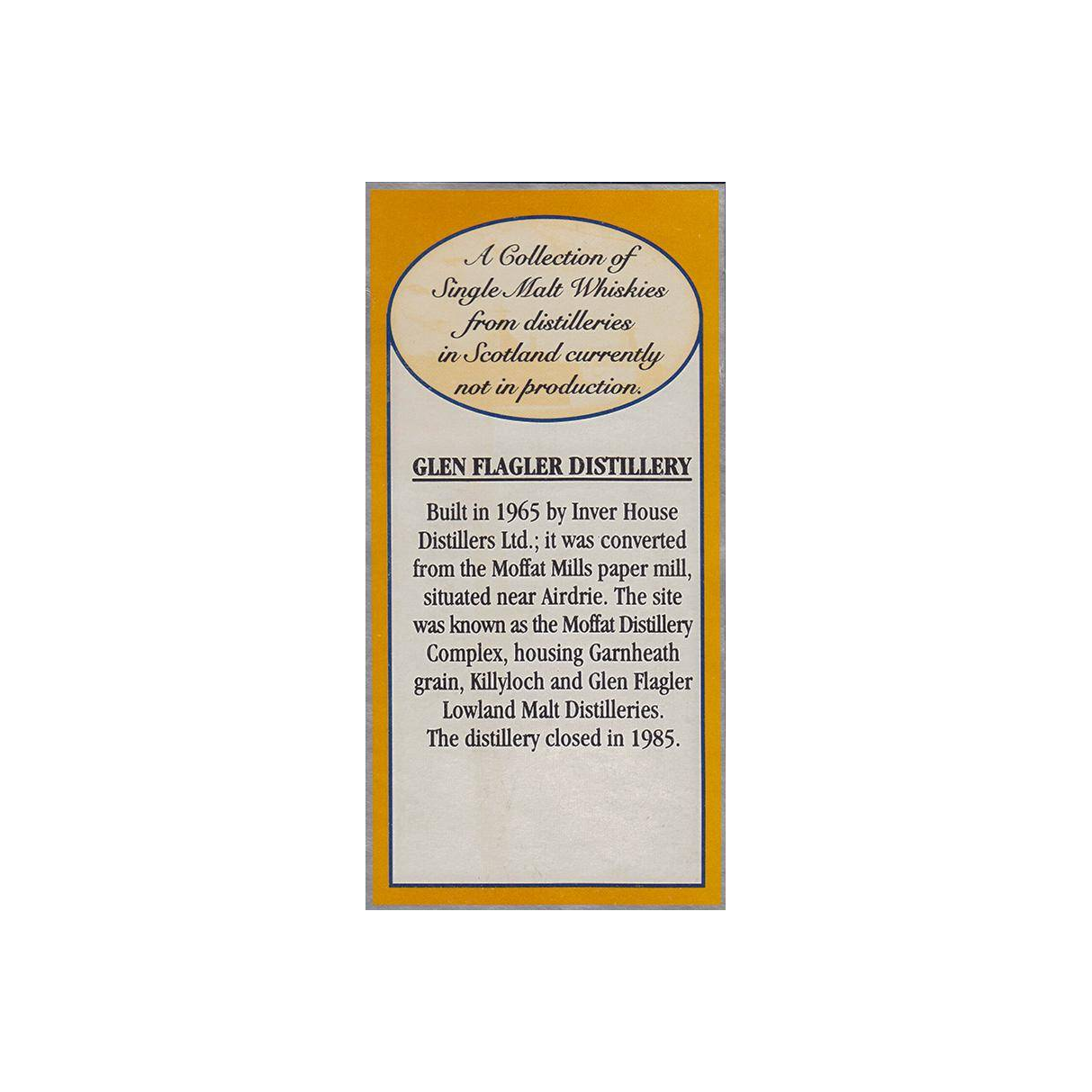 Glen Flagler 1972 24 Years Single Malt Whisky 3