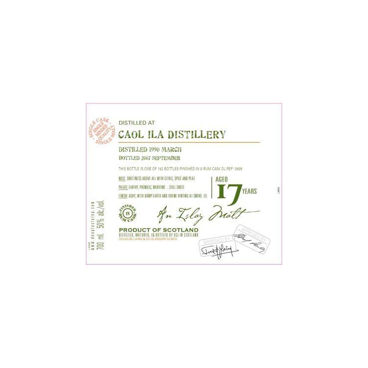 Caol Ila Old Malt Cask 1990 17 Years Single Malt Whisky