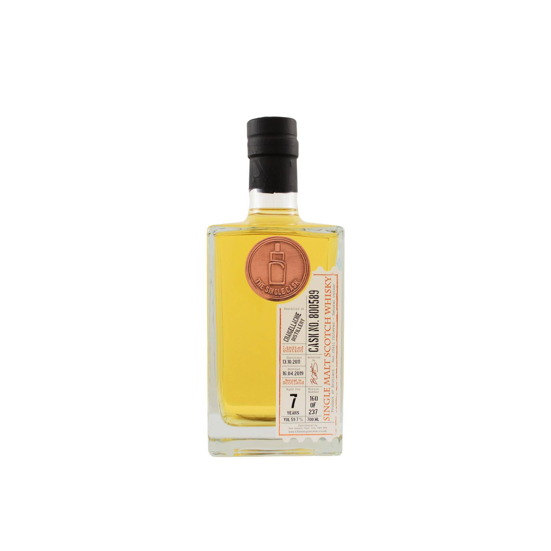 Craigellachie 2011 7 Years Single Malt Whisky