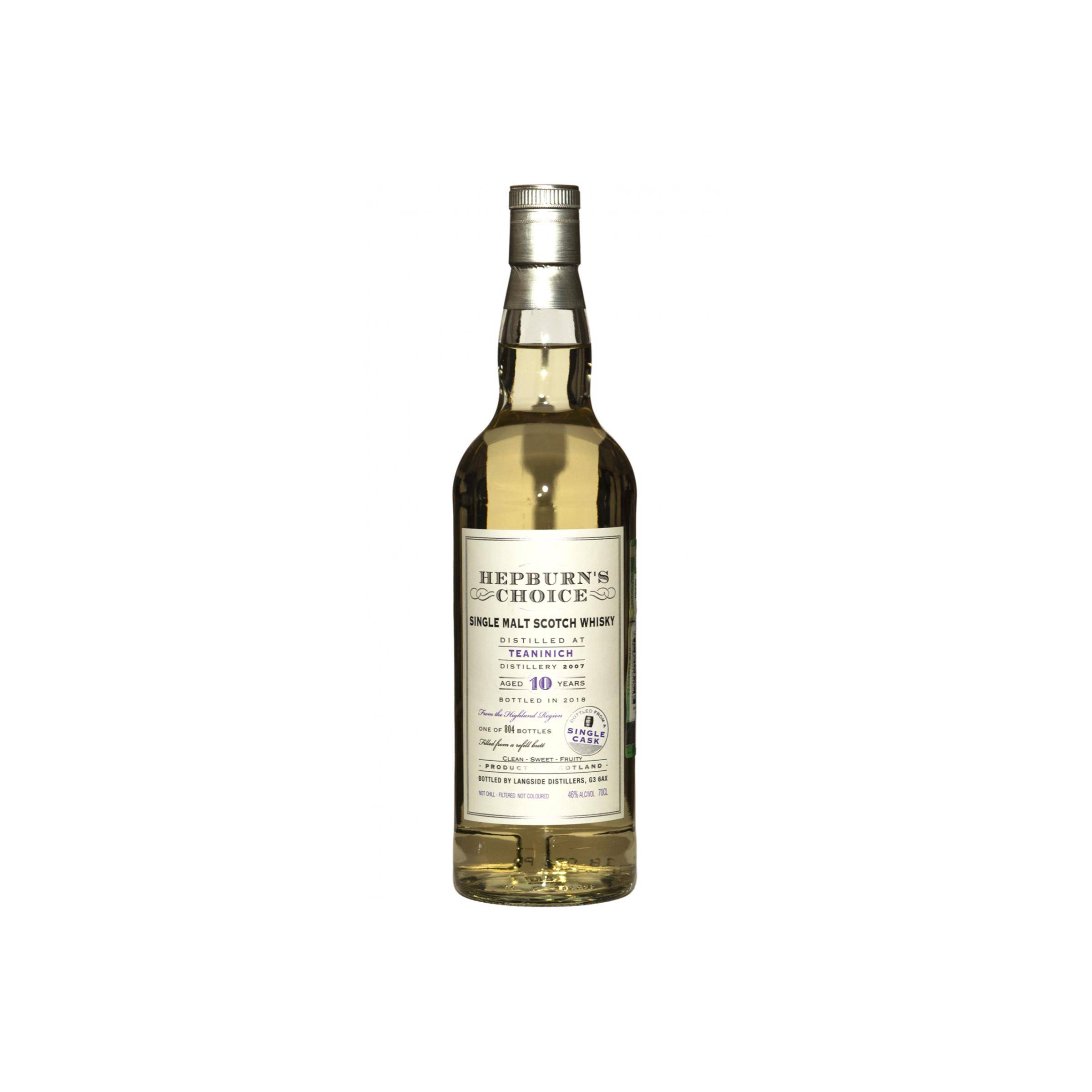 Teaninich 2007 10 Years Single Malt Whisky
