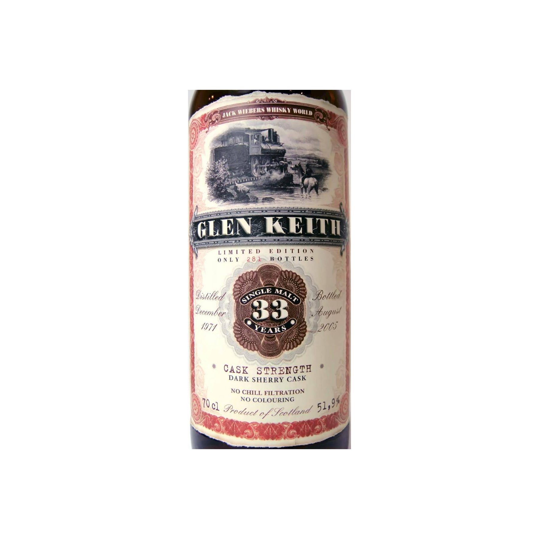 Glen Keith 1971 33 Years Single Malt Whisky 3