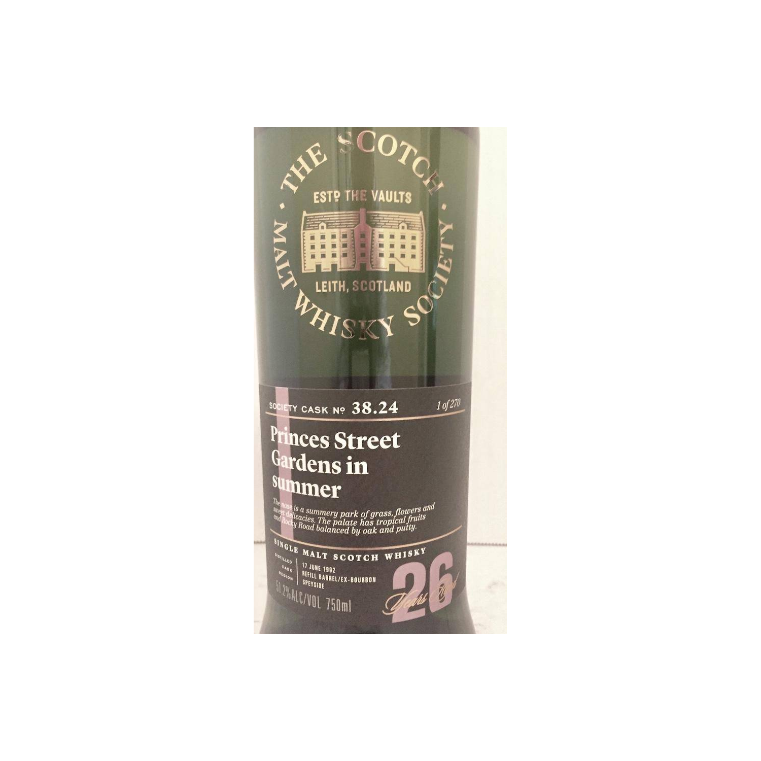 The Scotch Malt Whisky Society 1992 26 Years Single Malt Whisky 2