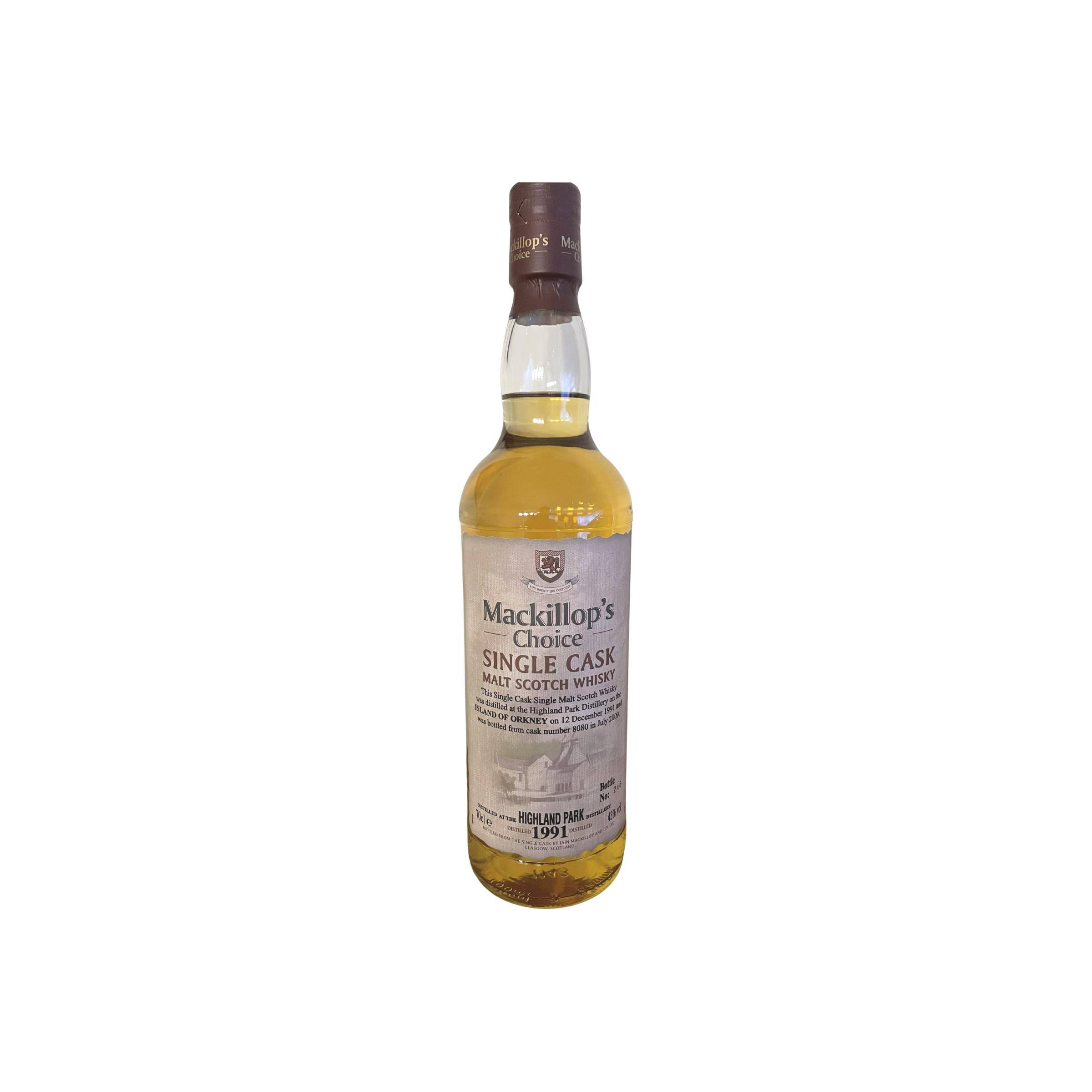 Highland Park Single Cask 1991 17 Years Single Malt Whisky