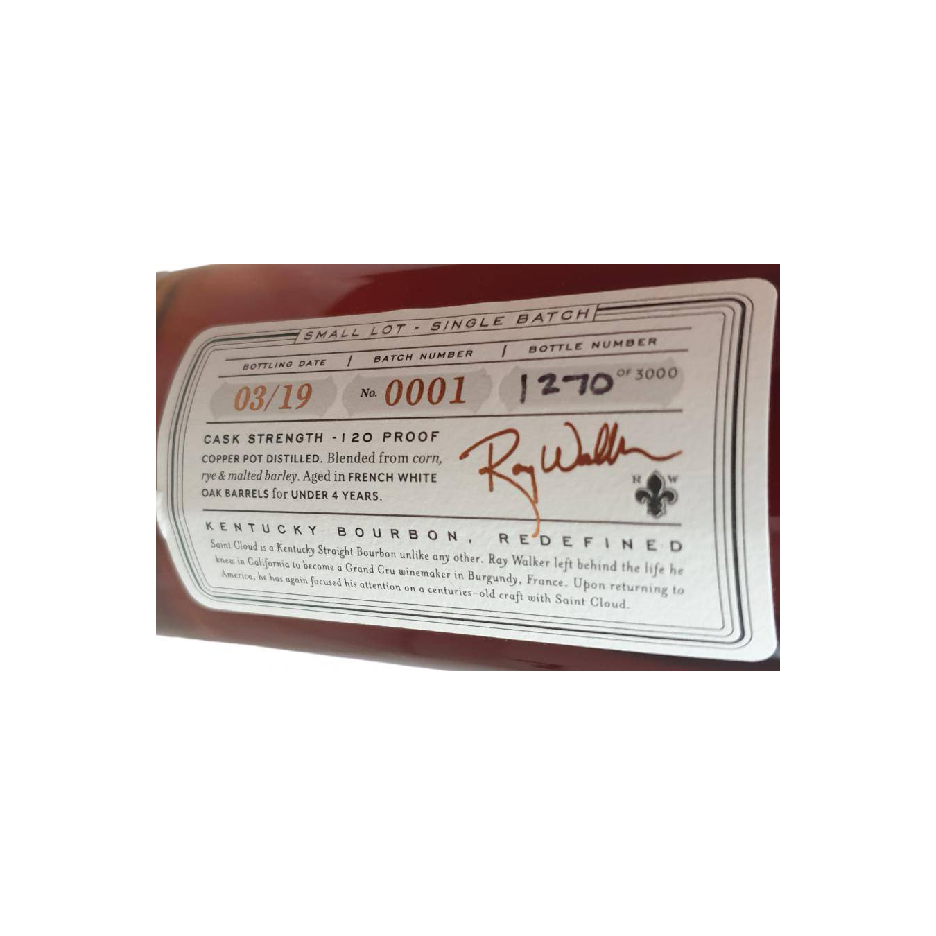 Saint Cloud Kentucky Bourbon Whiskey 2