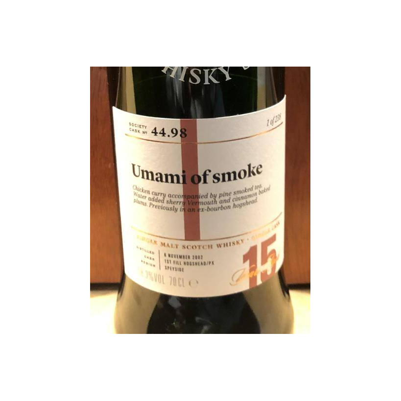 The Scotch Malt Whisky Society 2002 15 Years Single Malt Whisky