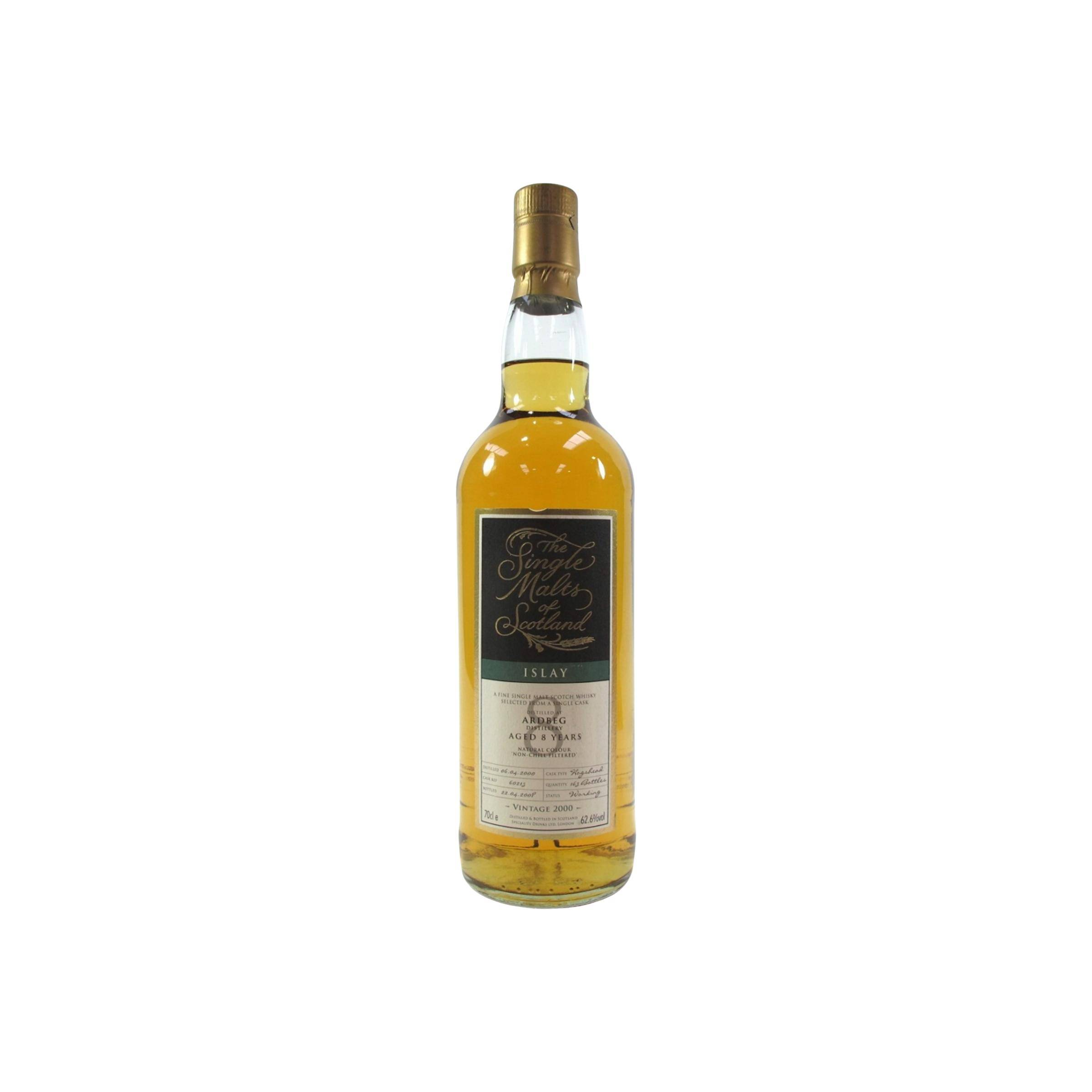 Ardbeg The Single Malts of Scotland 2000 8 Years Single Malt Whisky
