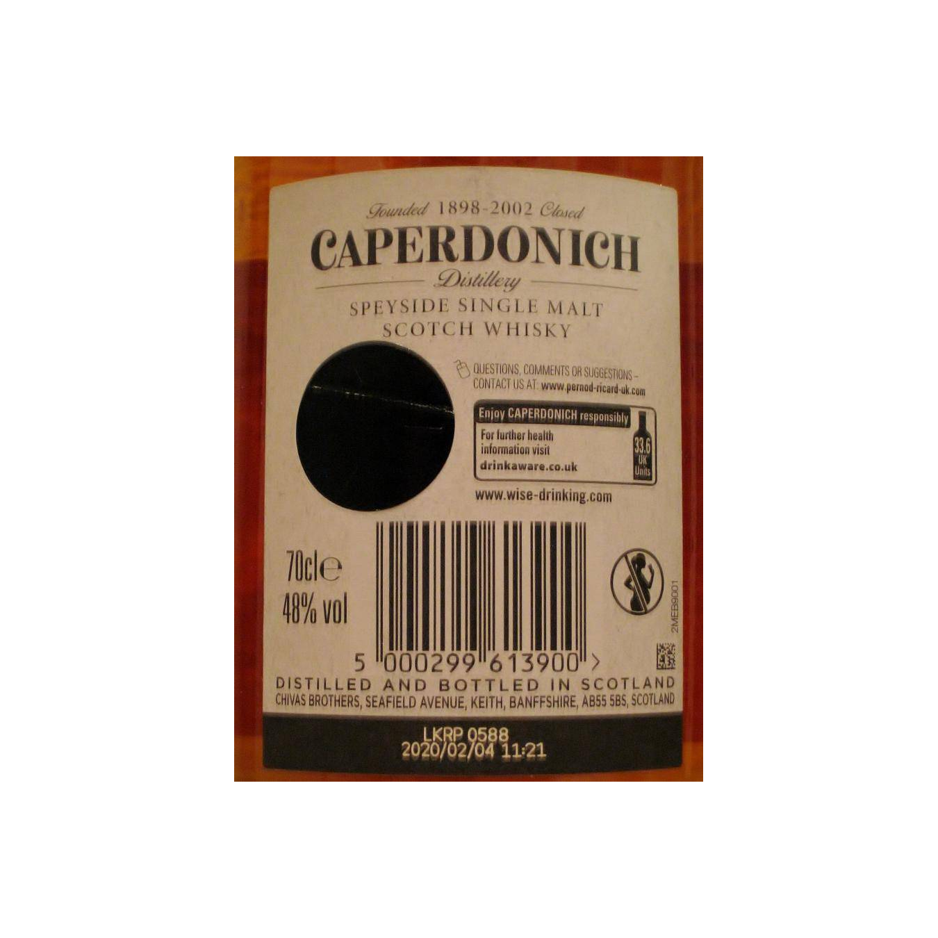 Caperdonich 18 Years Single Malt Whisky 3