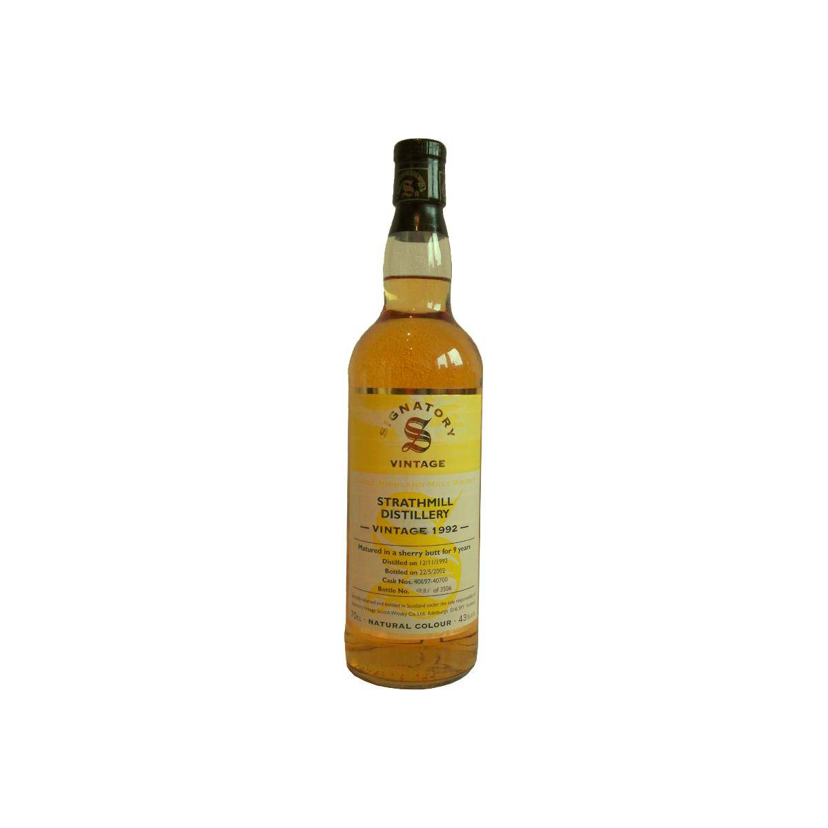 Strathmill Vintage Collection 1992 9 Years Single Malt Whisky