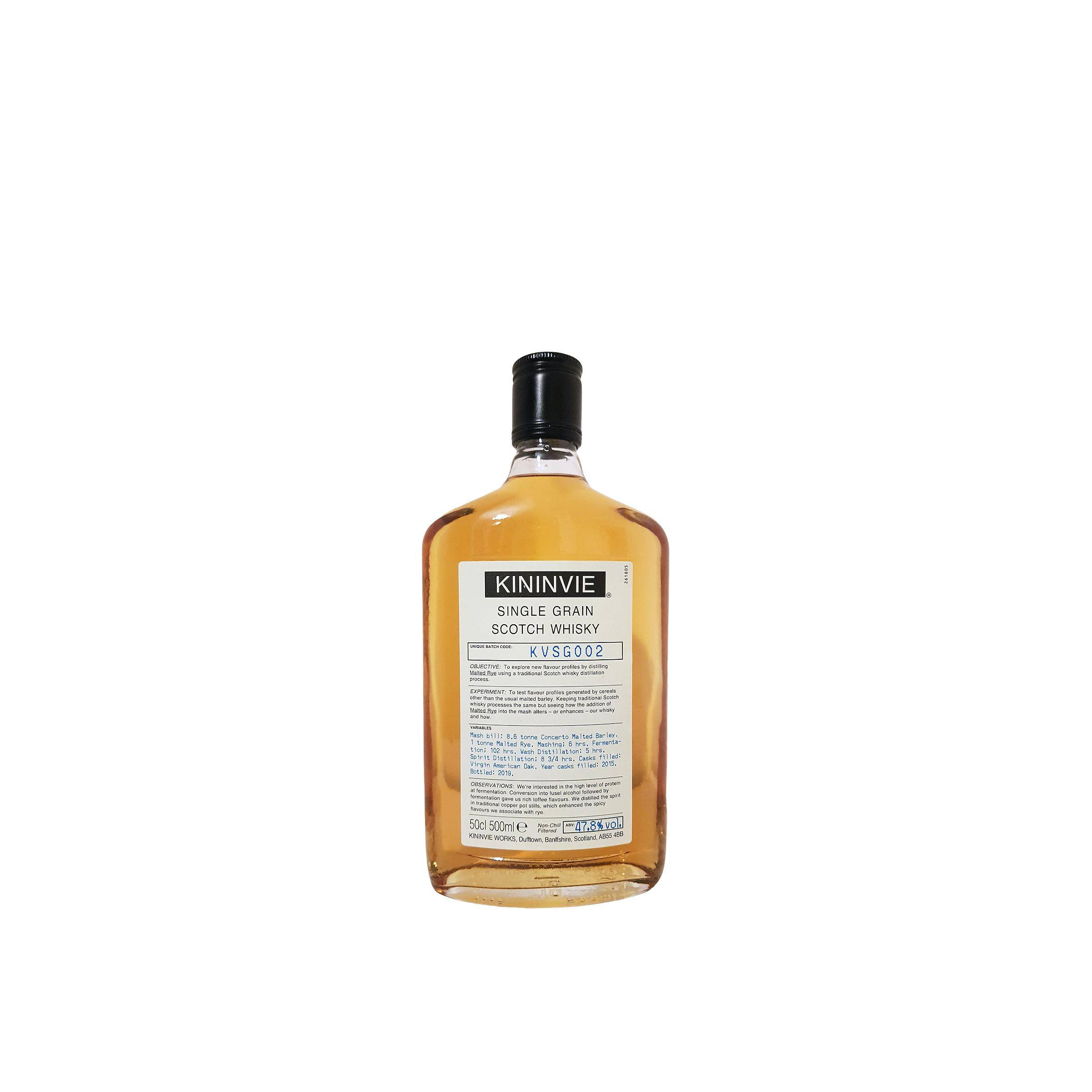 Kininvie 2015 3 Years Single Grain Whisky