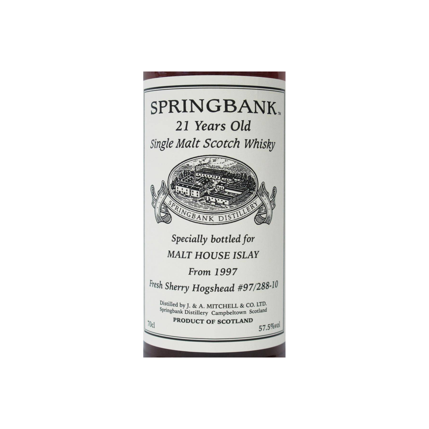Springbank Private Bottling 1997 21 Years Single Malt Whisky 2