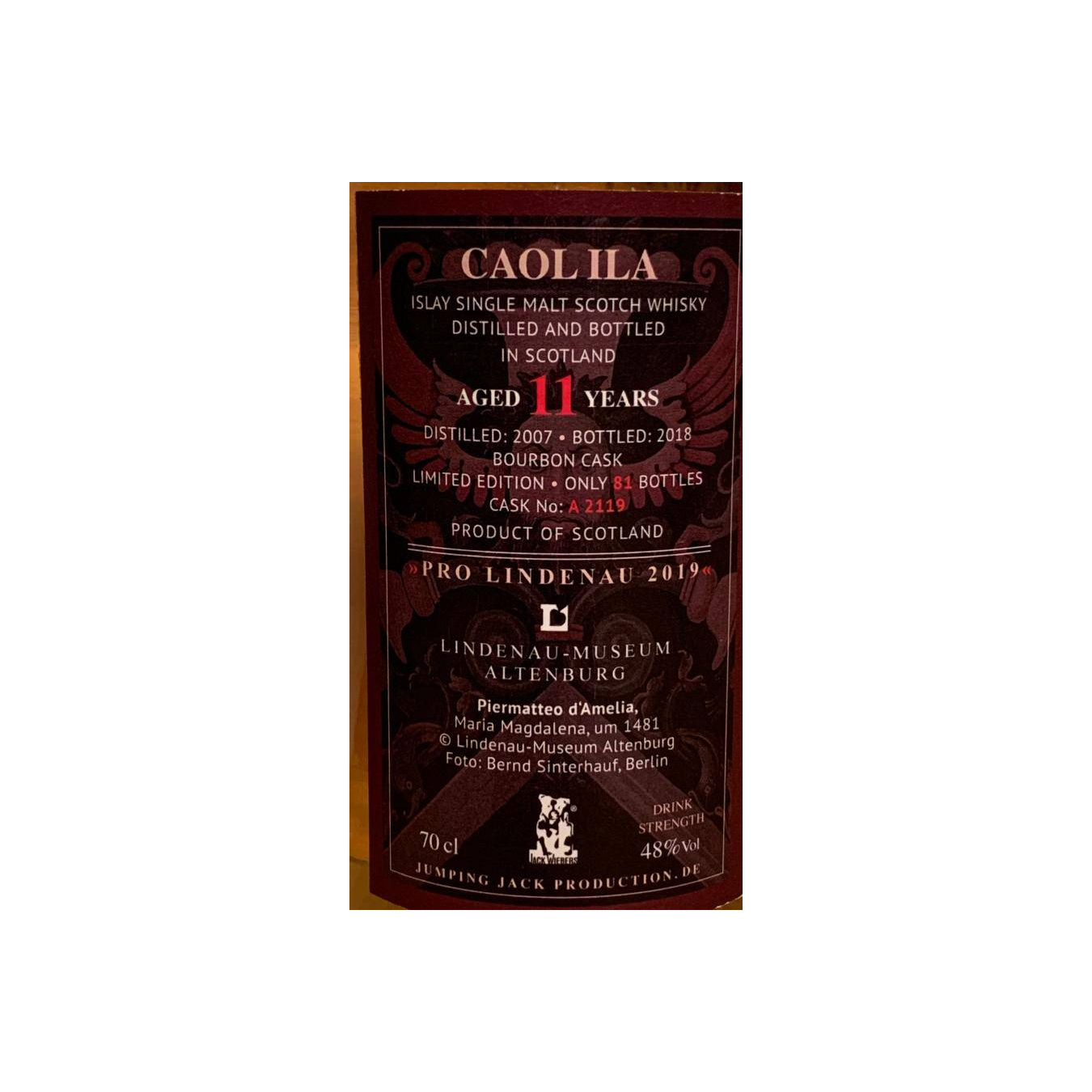 Caol Ila 2007 11 Years Single Malt Whisky 2