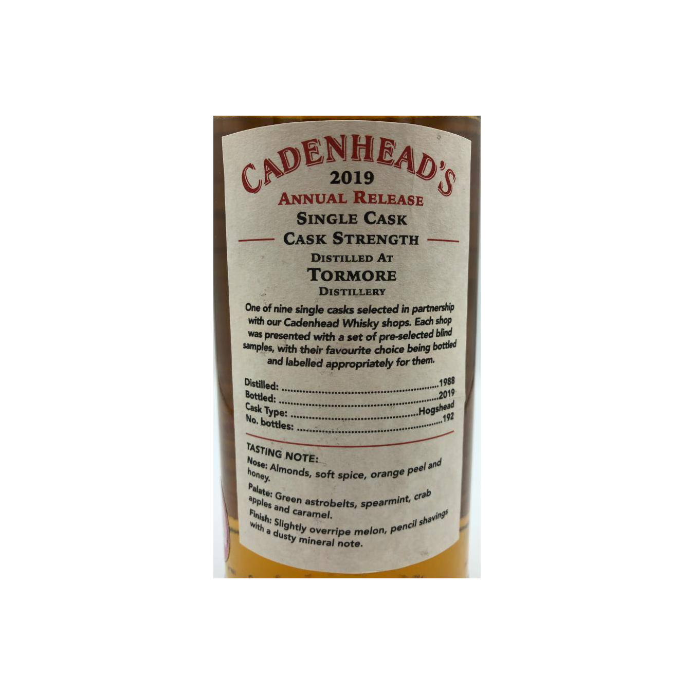 Tormore 1988 30 Years Single Malt Whisky 2