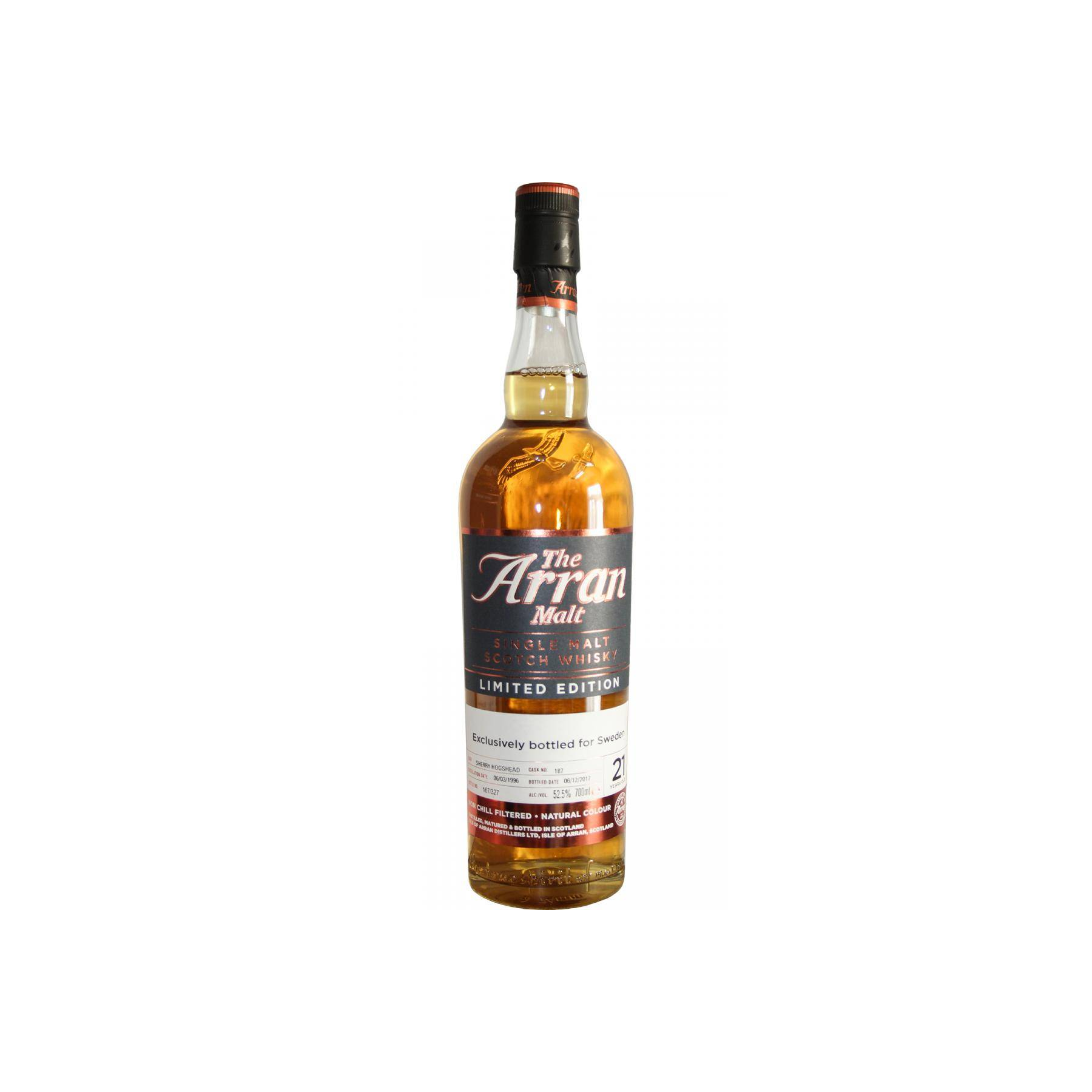 Arran Limited Edition 1996 21 Years Single Malt Whisky
