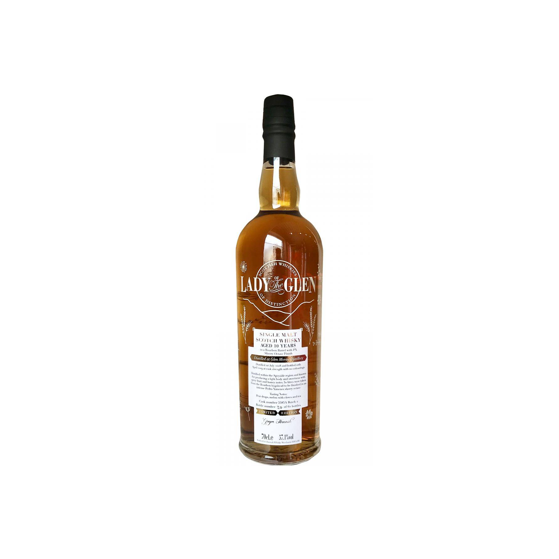 Glen Moray Limited Edition 2008 10 Years Single Malt Whisky