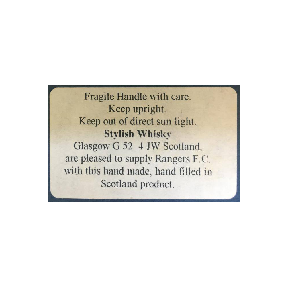 Highland Malt Rangers F.C. Whisky 3