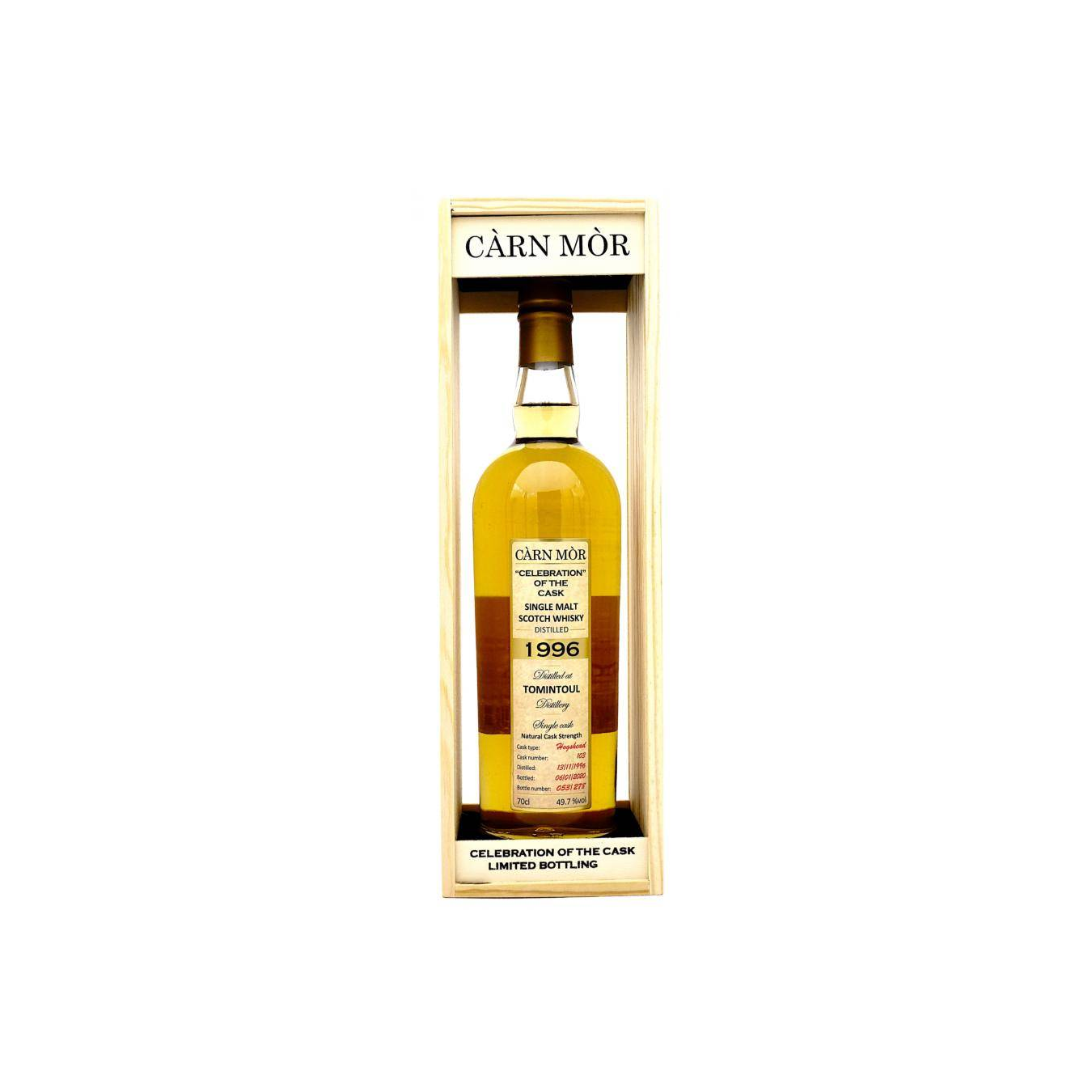 Tomintoul 1996 23 Years Single Malt Whisky