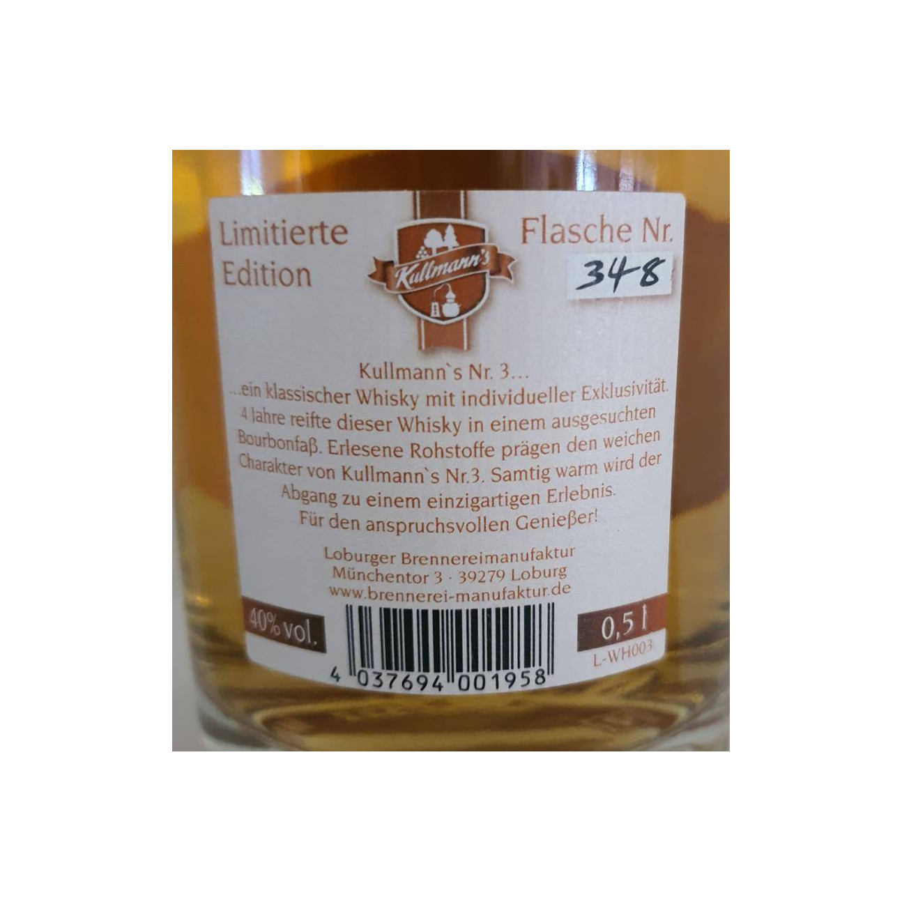 Kullmann's Whisky No. 3 3