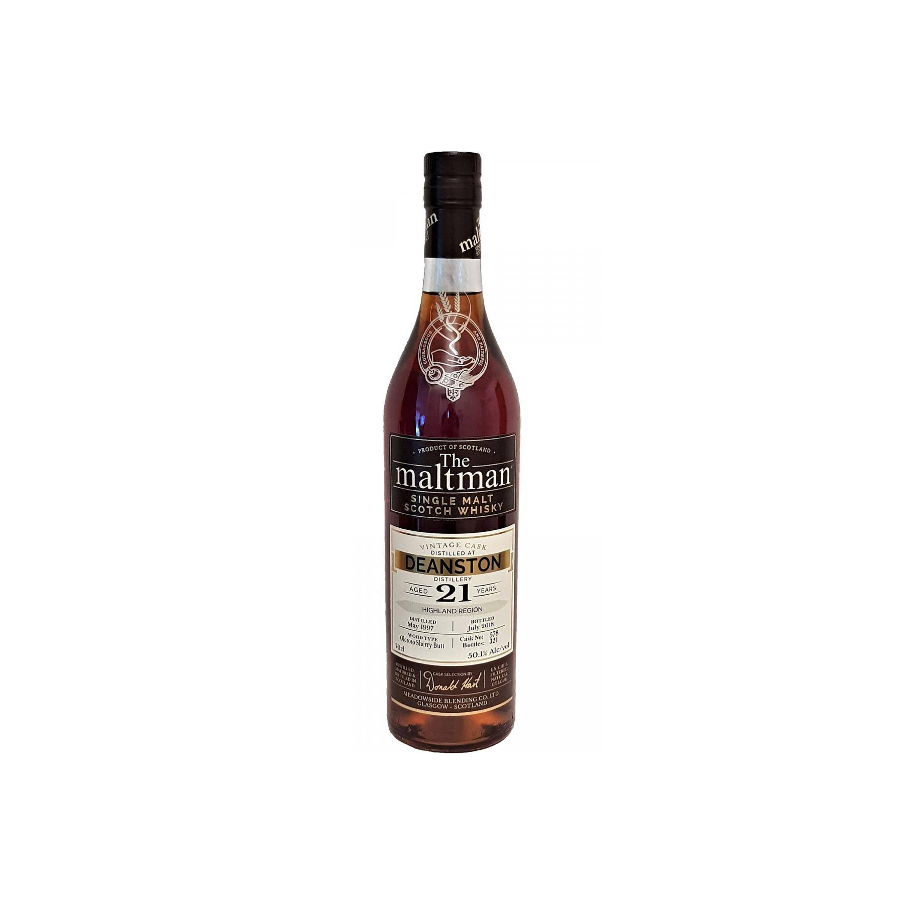 Deanston 1997 21 Years Single Malt Whisky