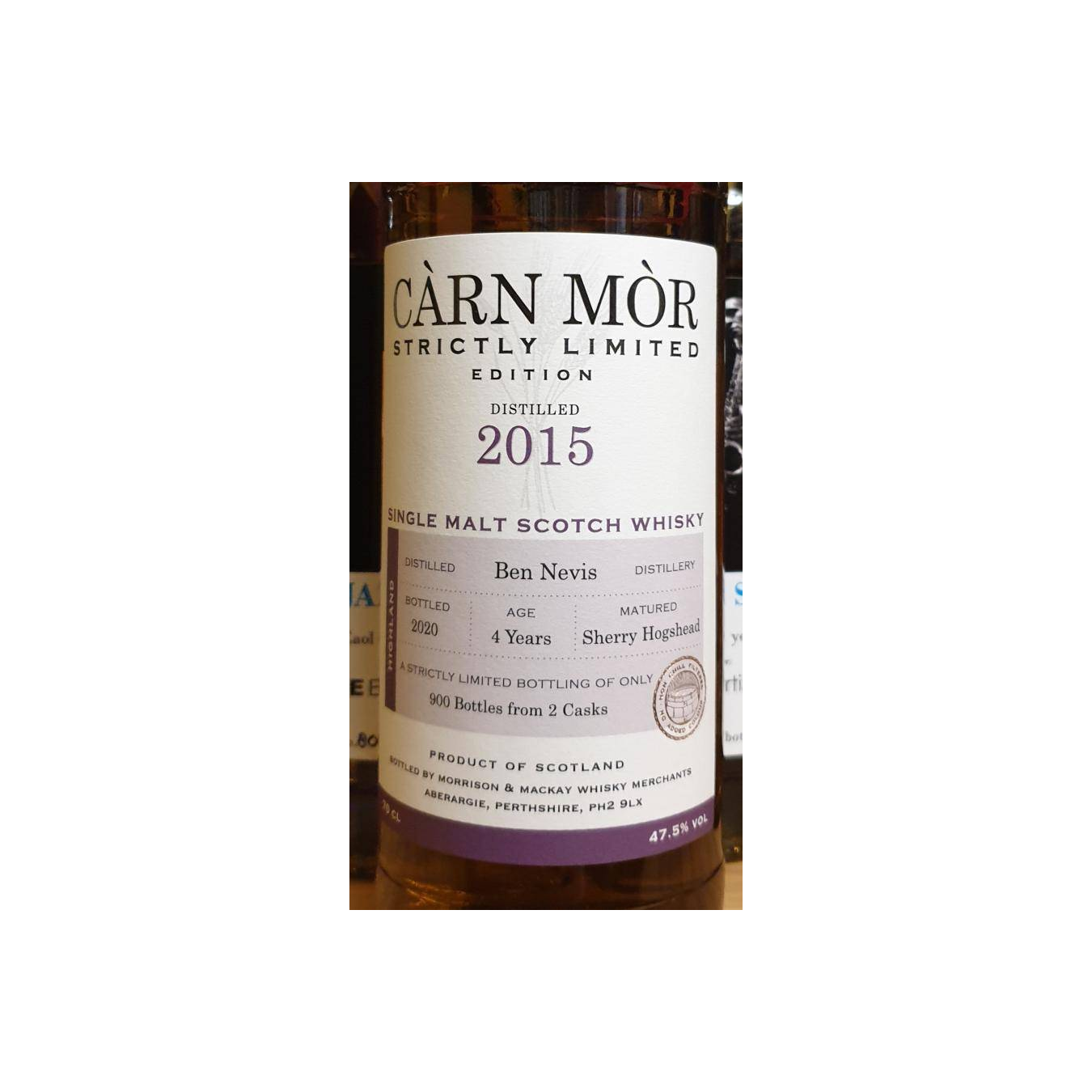 Ben Nevis 2015 4 Years Single Malt Whisky 2