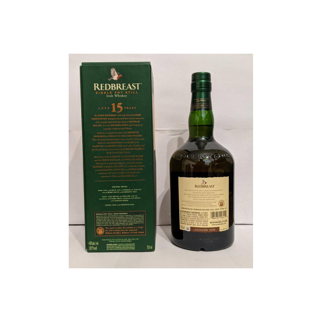 Redbreast 15 Years Single Pot Still Whisky 3