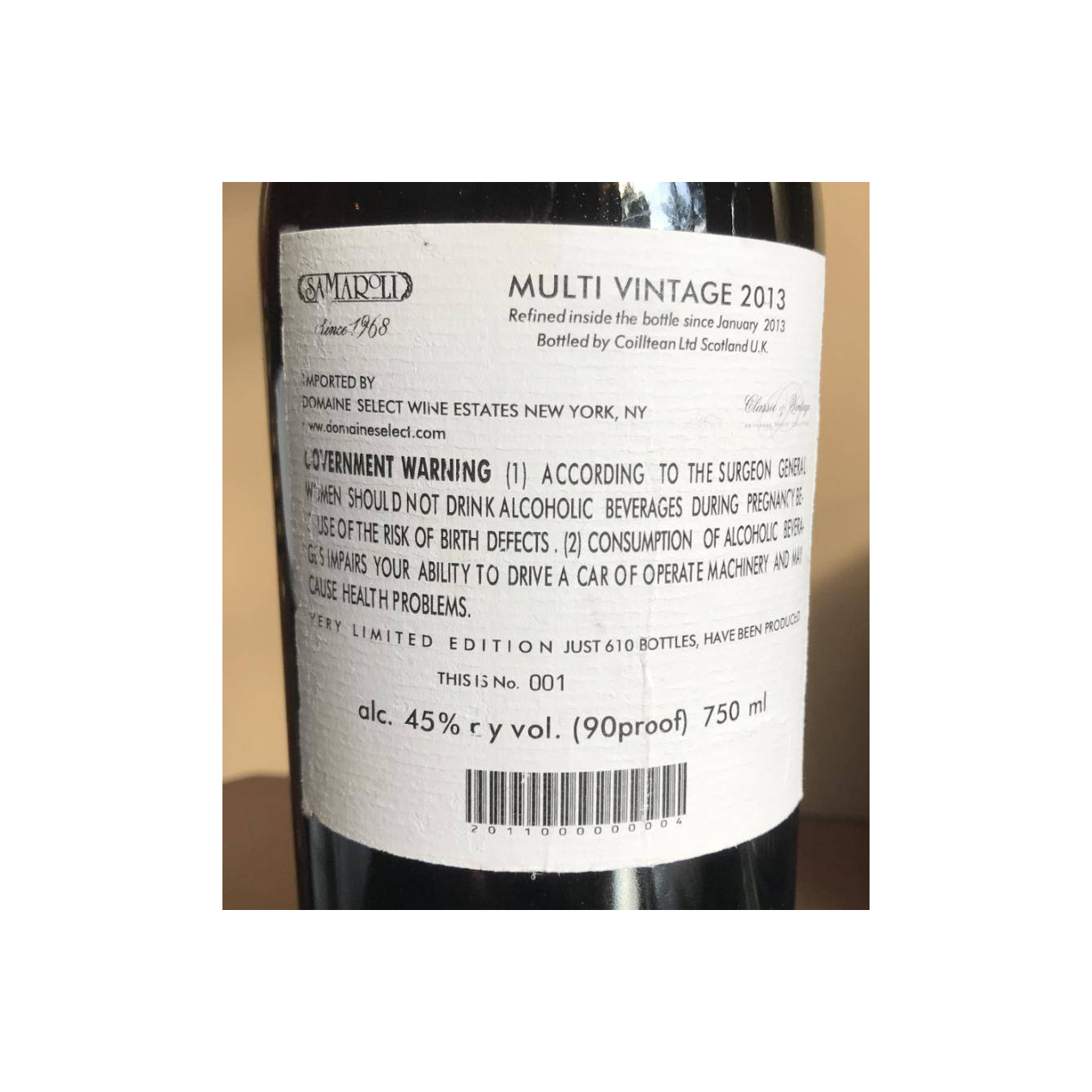 Samaroli 2013 Blended Malt Whisky 2