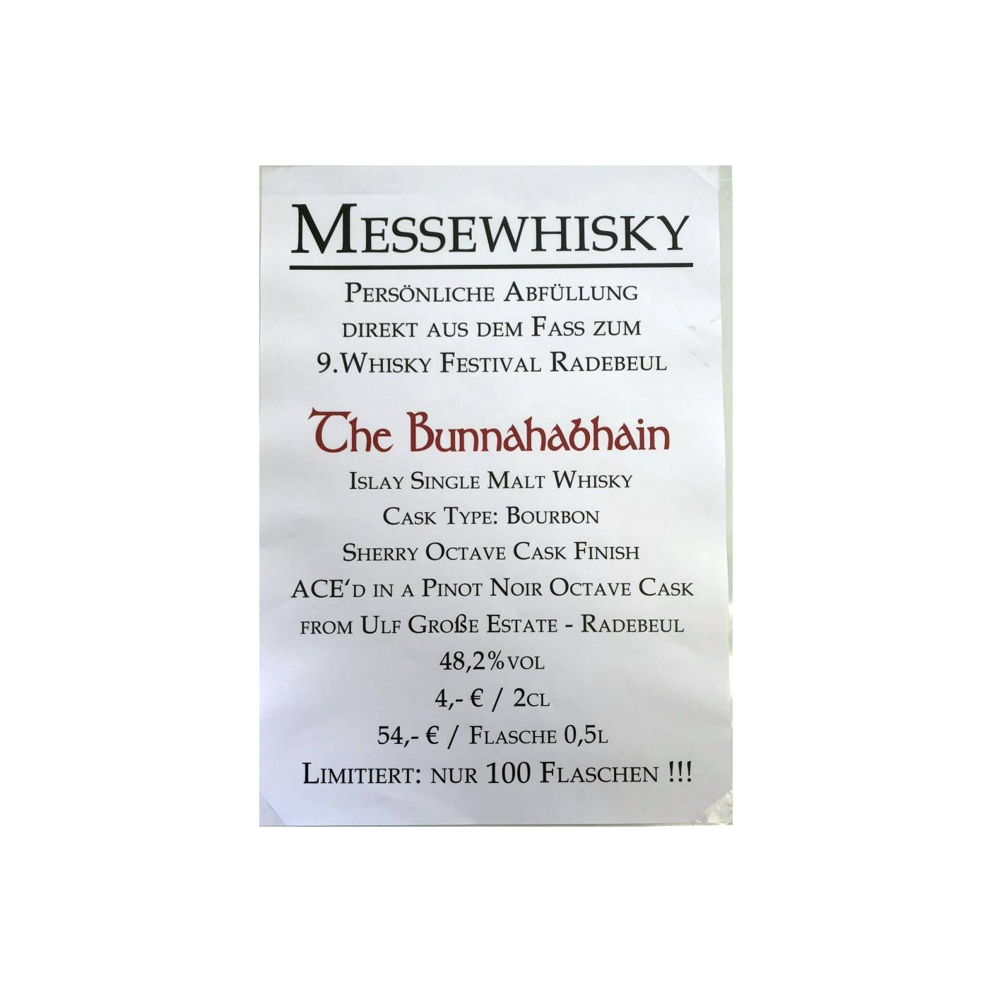 Bunnahabhain Single Malt Whisky 3
