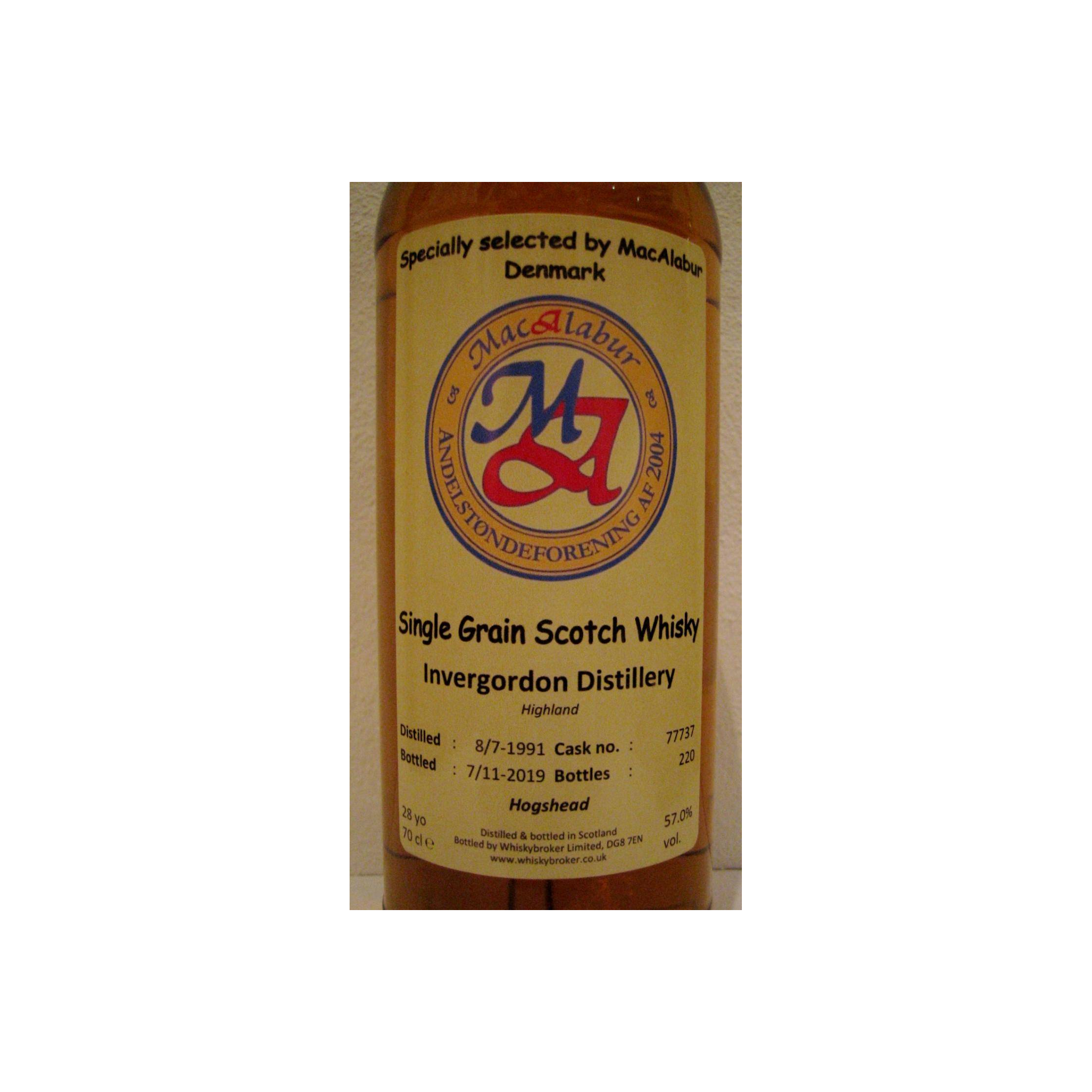 Invergordon 1991 28 Years Single Grain Whisky 2