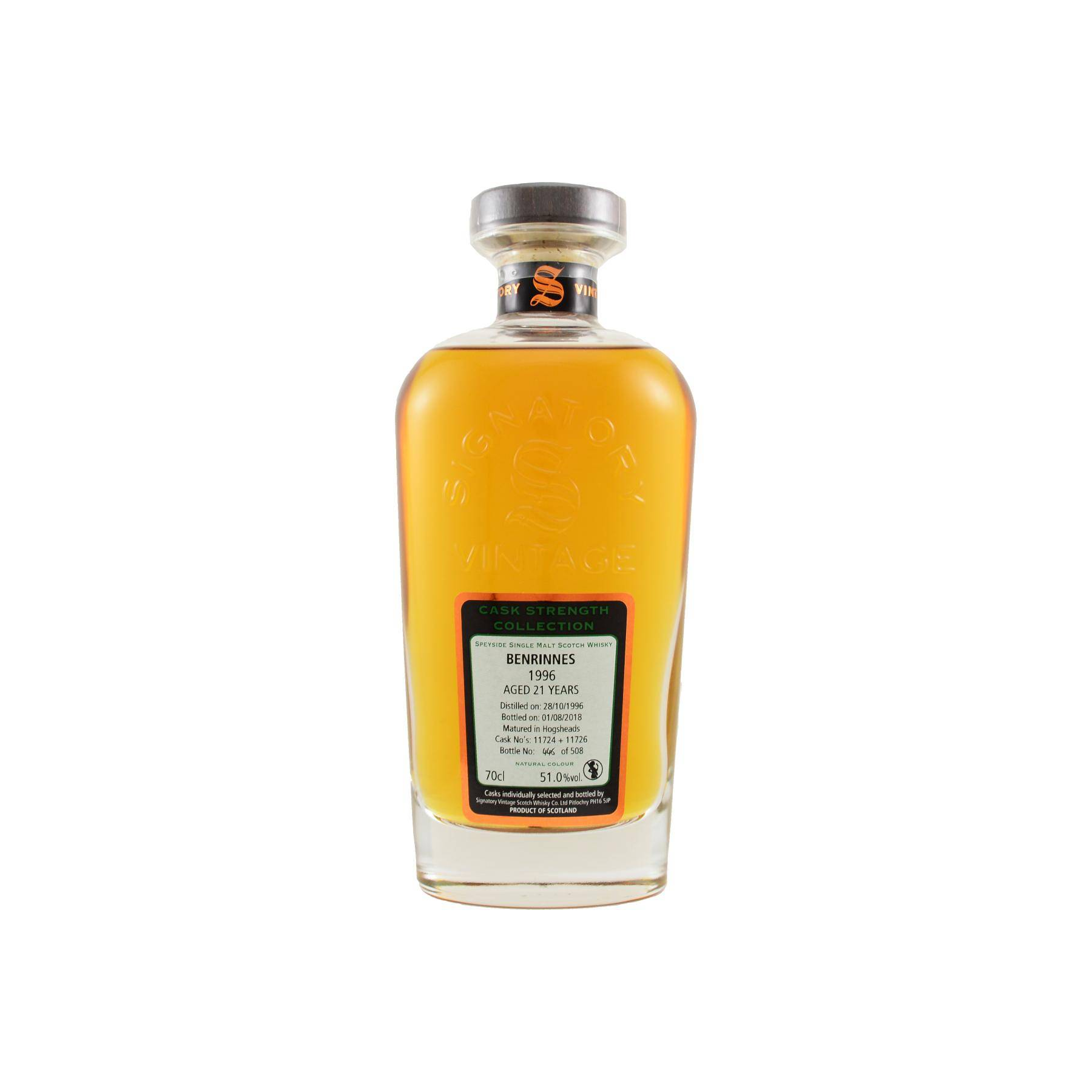 Benrinnes Cask Strength Collection 1996 21 Years Single Malt Whisky