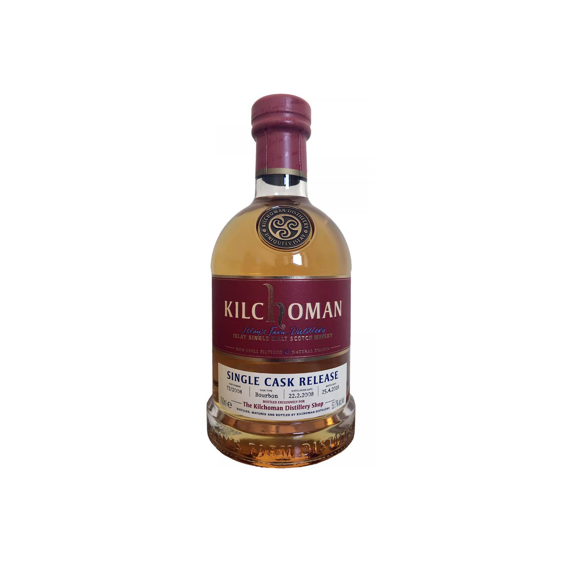 Kilchoman 2008 10 Years Single Malt Whisky