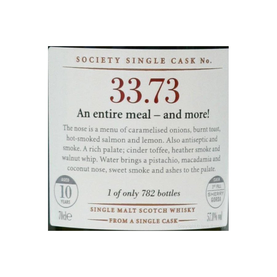 The Scotch Malt Whisky Society 1998 10 Years Single Malt Whisky 2