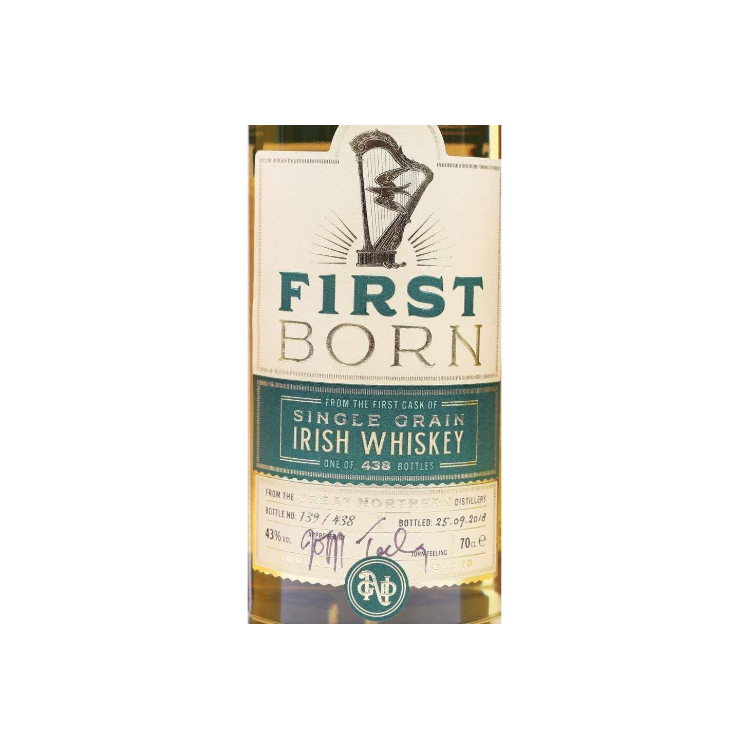 First Born Single Grain Irish Whiskey