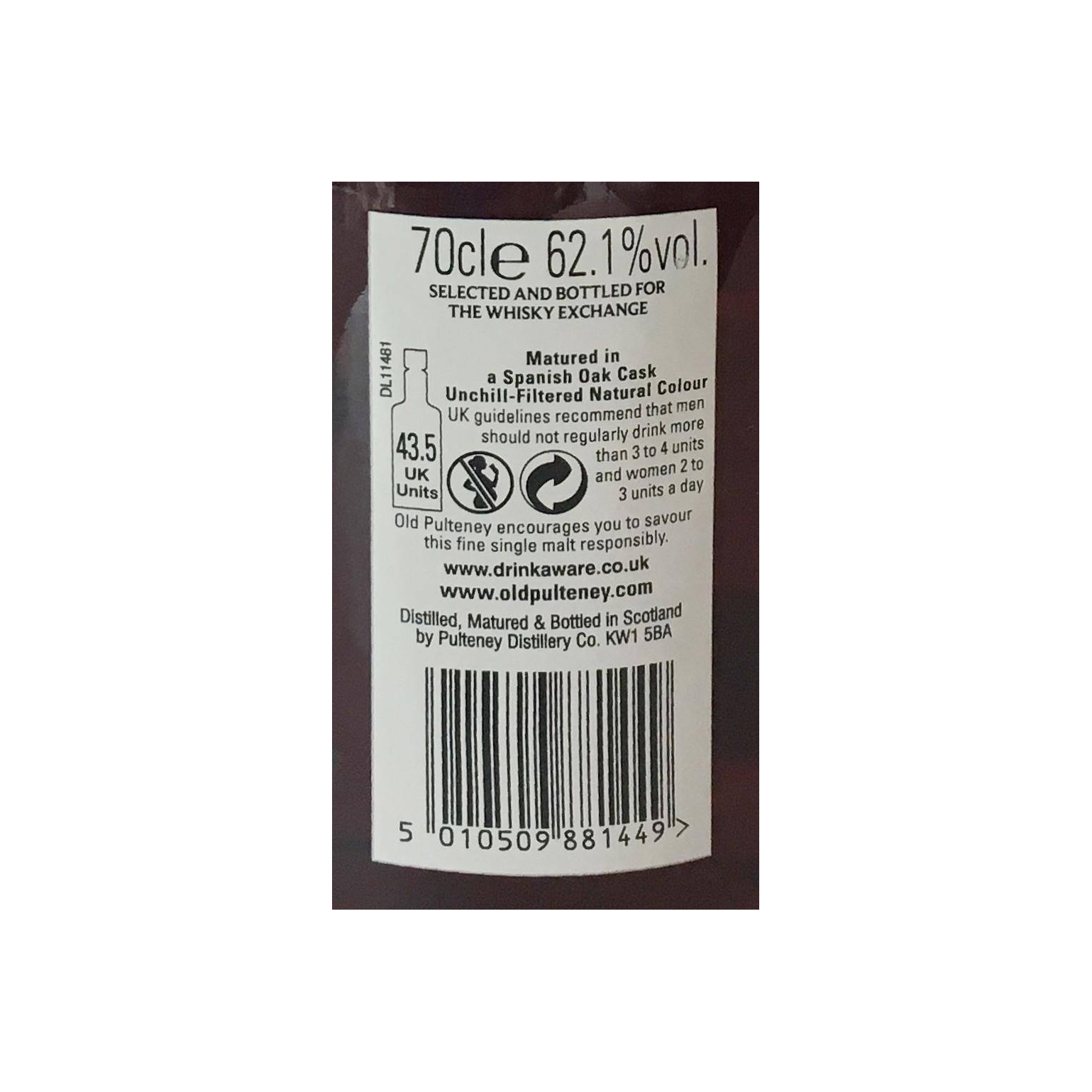 Old Pulteney Single Cask 2004 14 Years Single Malt Whisky 3