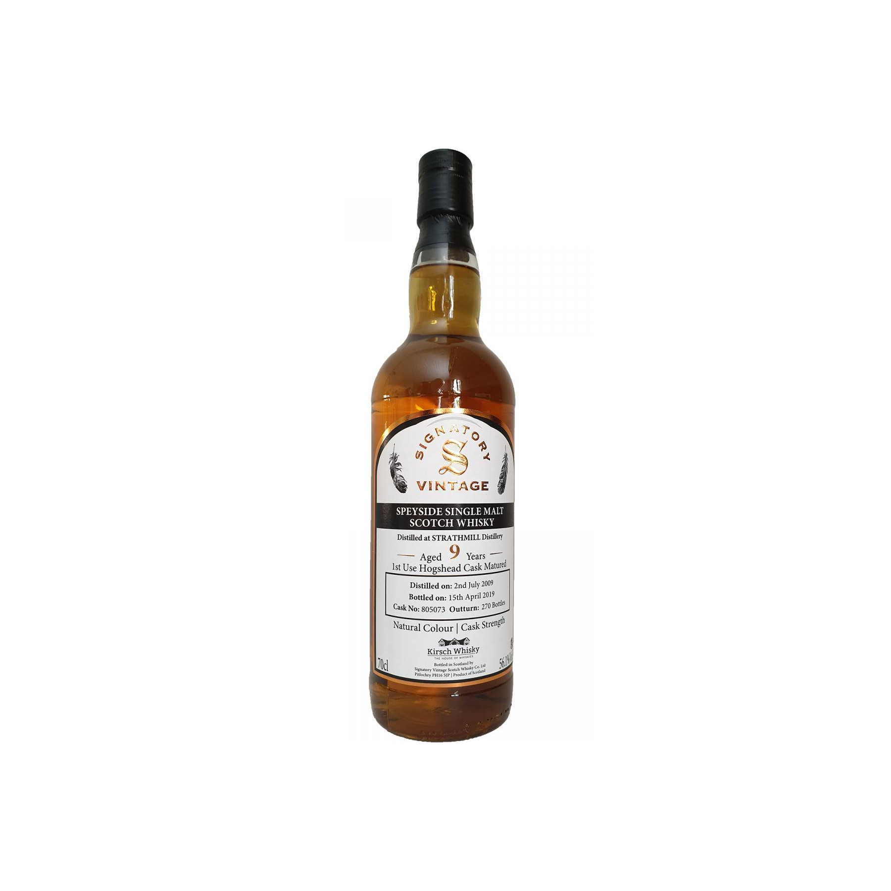 Strathmill 2009 9 Years Single Malt Whisky