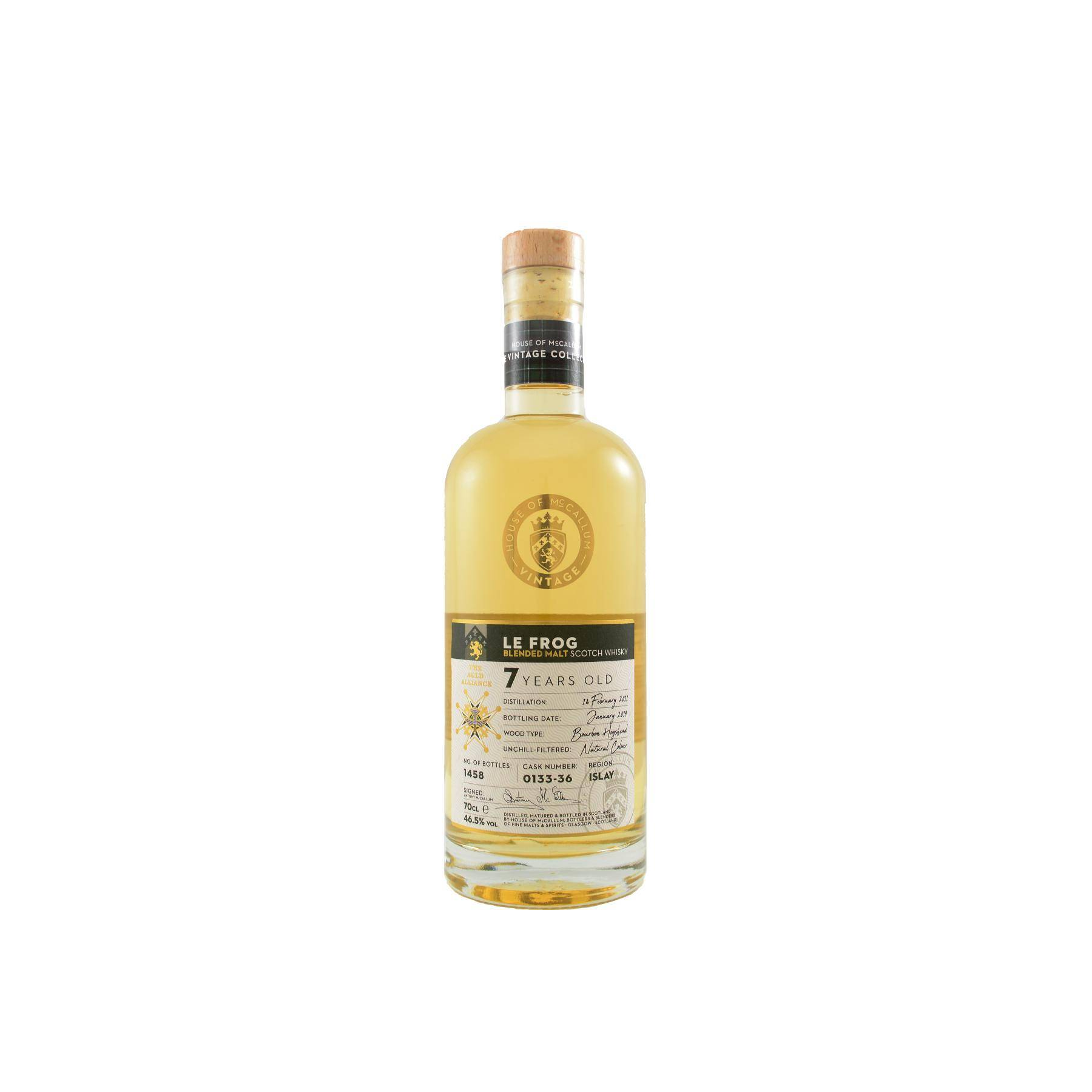 House of McCallum 2011 7 Years Blended Malt Whisky