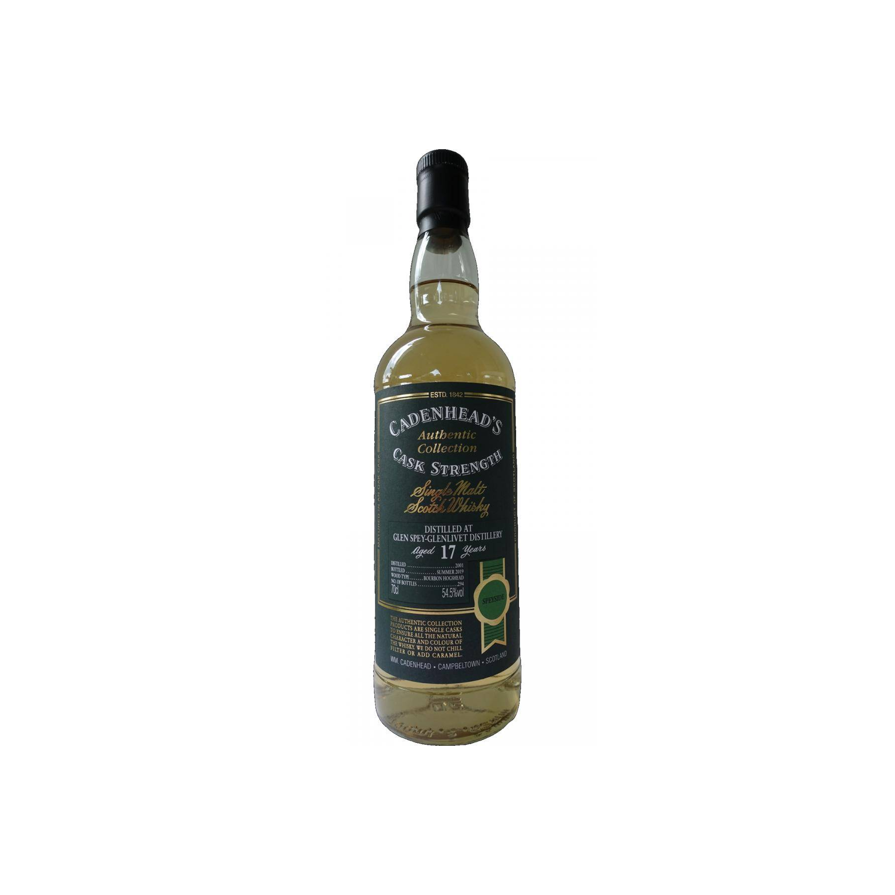 Glen Spey Authentic Collection 2001 17 Years Single Malt Whisky