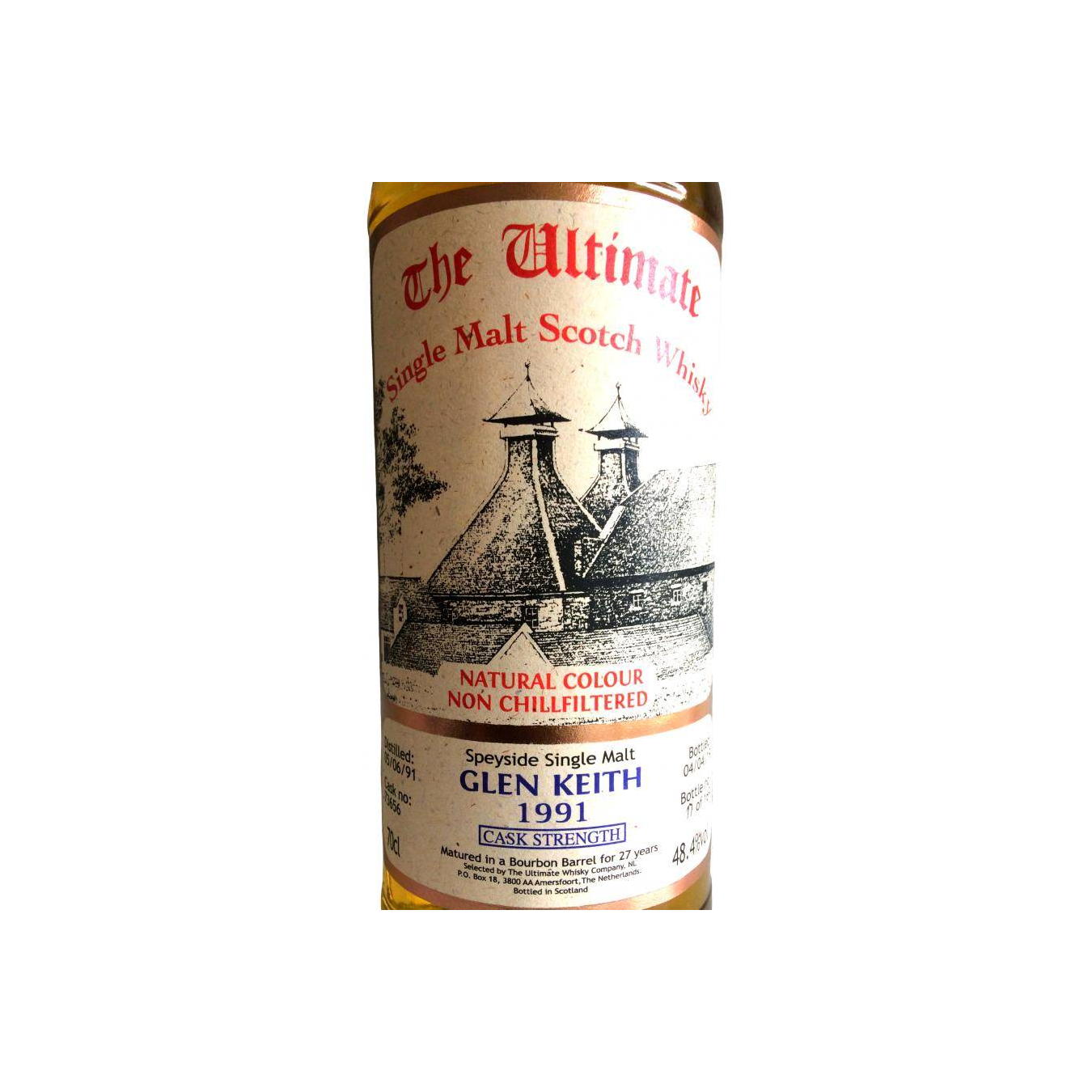 Glen Keith 1991 27 Years Single Malt Whisky 3