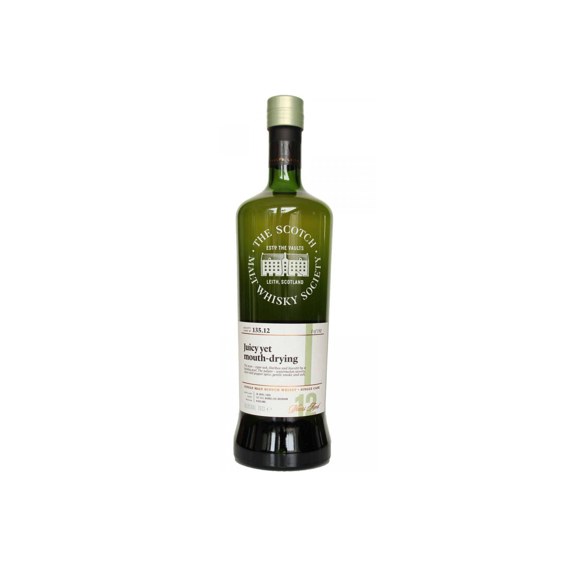 The Scotch Malt Whisky Society 2006 12 Years Single Malt Whisky