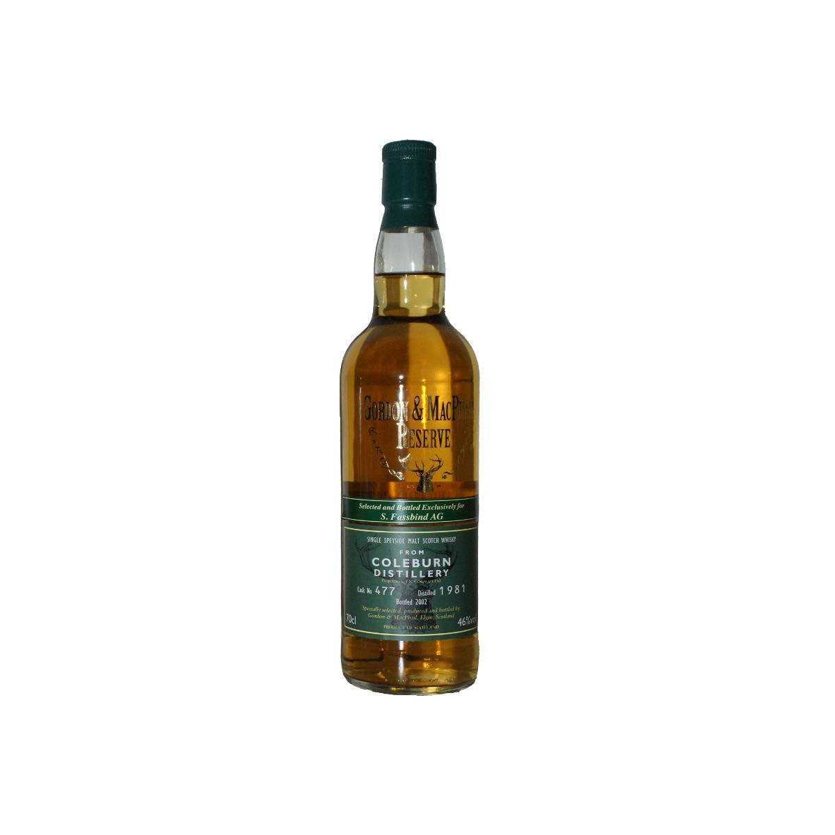 Coleburn Reserve 1981 21 Years Single Malt Whisky