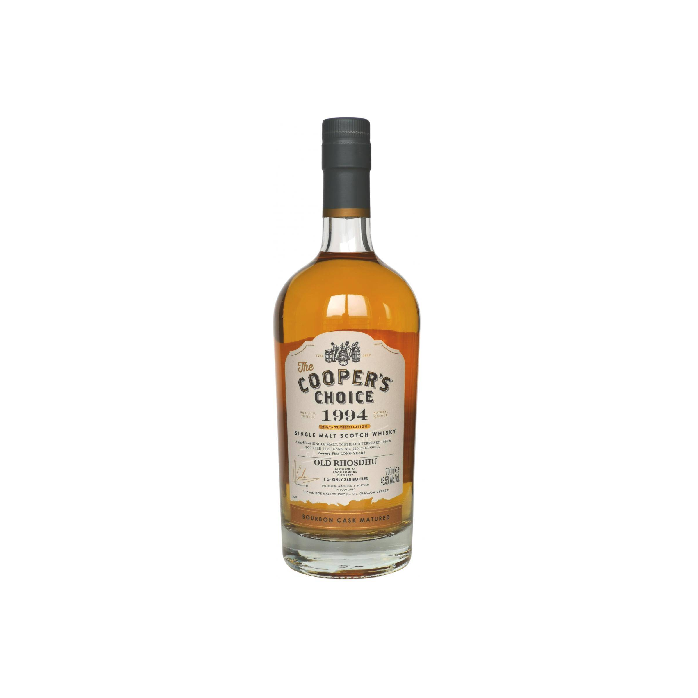 Loch Lomond The Cooper's Choice 1994 25 Years Single Malt Whisky