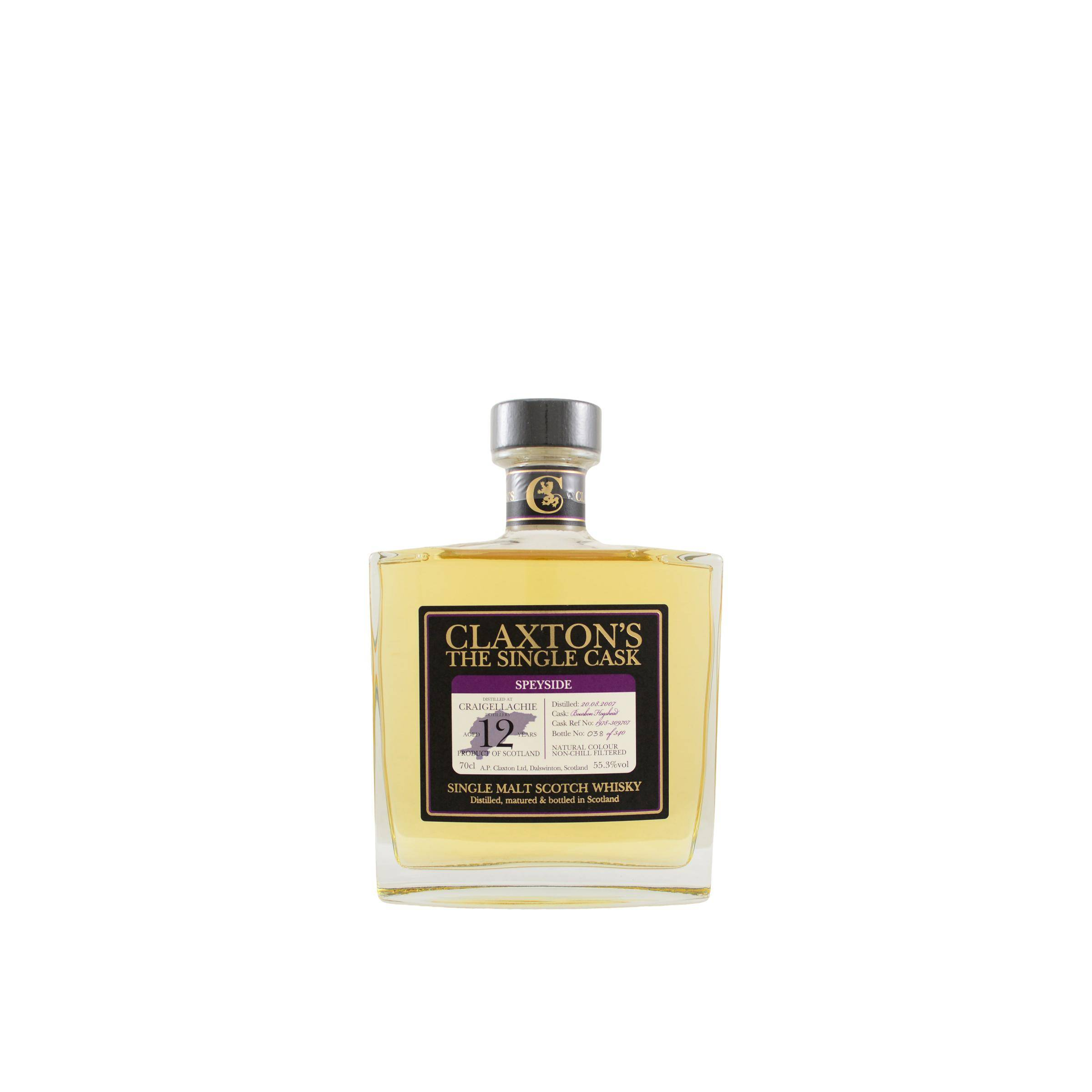 Craigellachie 2007 12 Years Single Malt Whisky