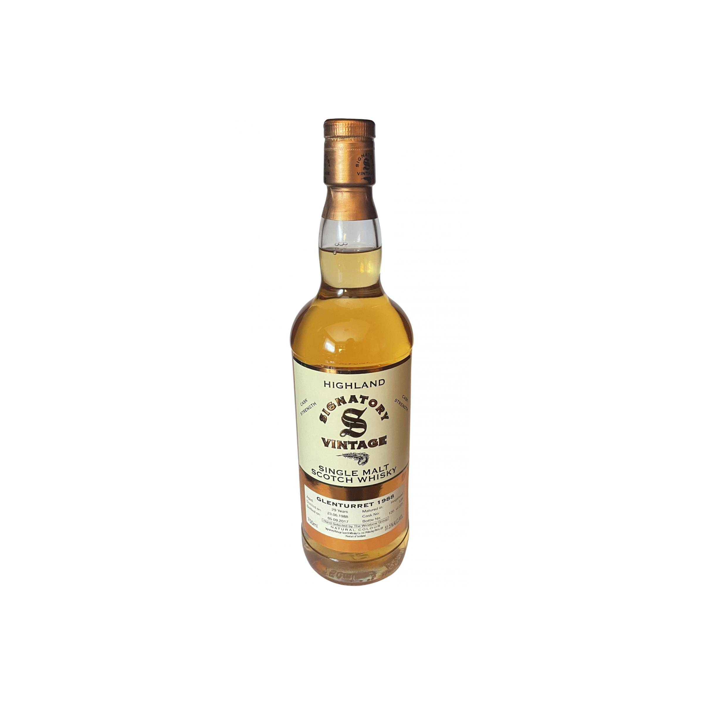 The Glenturret 1988 29 Years Single Malt Whisky