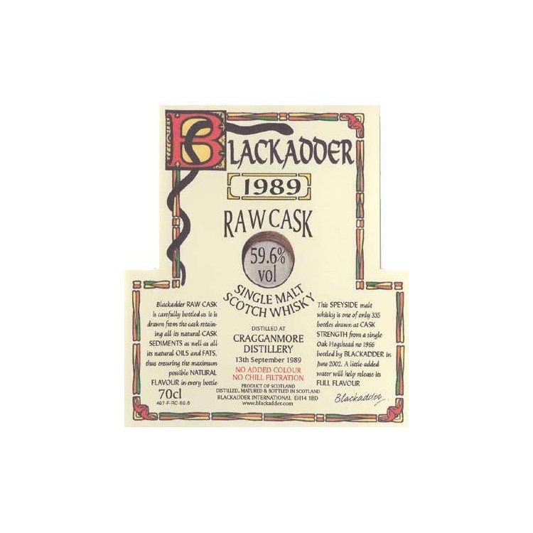 Cragganmore Raw Cask 1989 12 Years Single Malt Whisky