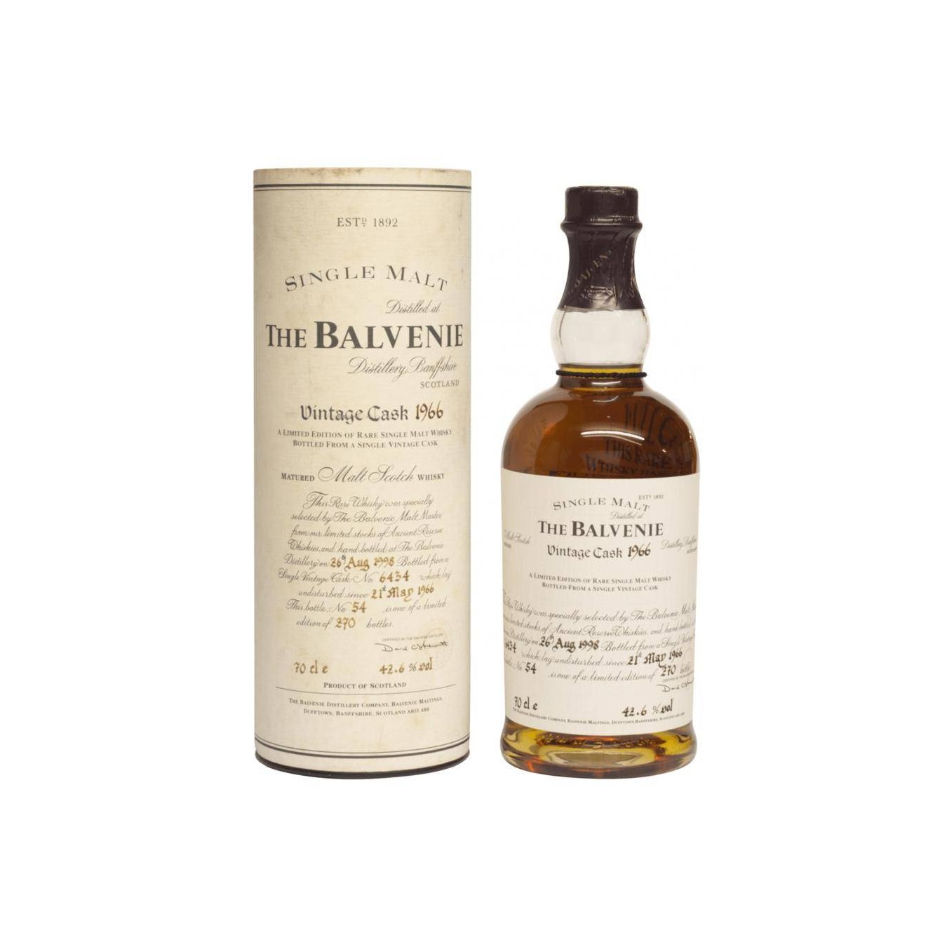 The Balvenie 1966 32 Years Single Malt Whisky 3