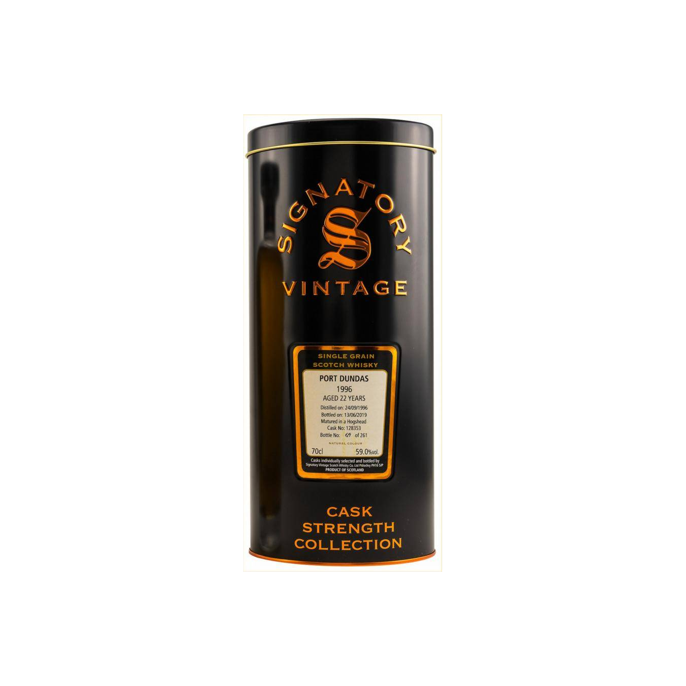Port Dundas Cask Strength Collection 1996 22 Years Single Grain Whisky 2