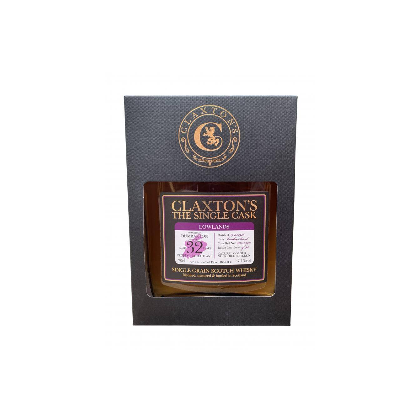 Dumbarton 1986 32 Years Single Grain Whisky 3